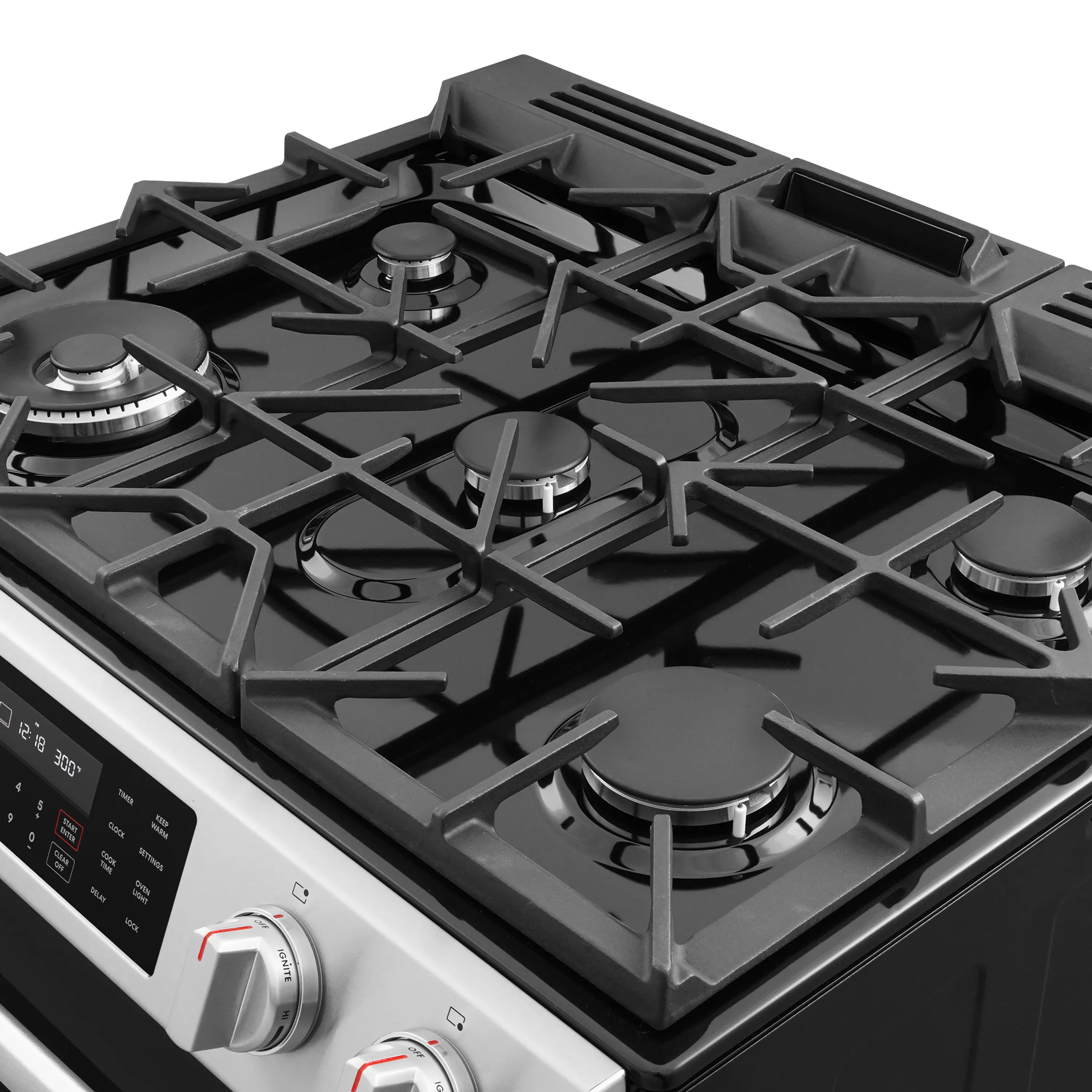 Cosmo 30-Inch Professional Style Gas Range with 5 Gas Burners and 6.1 Cu. Ft. Convection Oven in Stainless Steel (COS-GRC305KTD) - Image 9