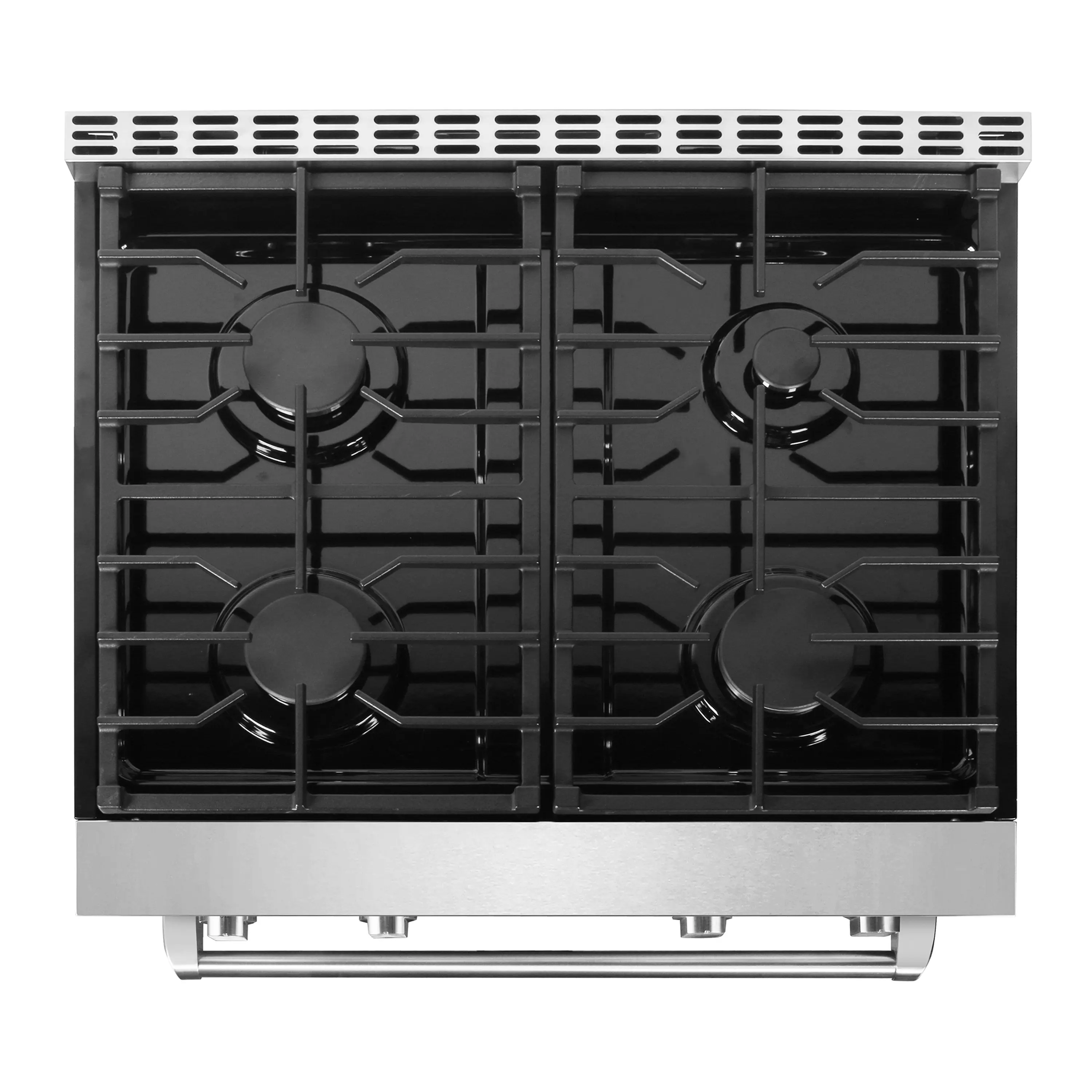 Cosmo 30-Inch Slide-In Freestanding Gas Range with 4 Gas Burners and 4.8 Cu. Ft. Convection Oven in Stainless Steel (COS-GRC304KB) - Image 6