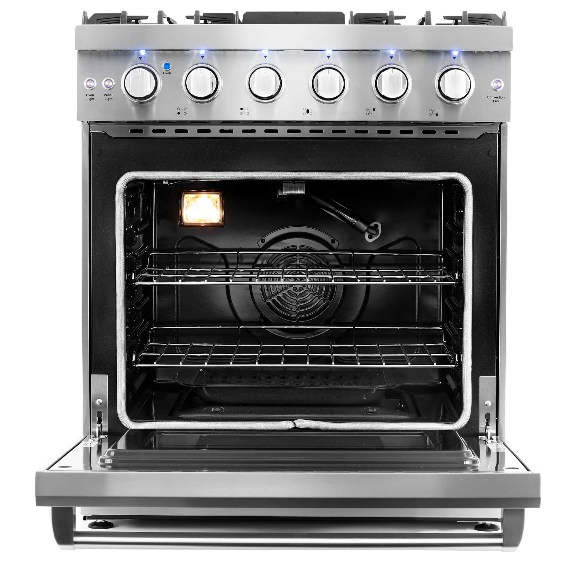 Cosmo 30 -Inch Slide-In Freestanding Gas Range with 5 Sealed Burners in Stainless Steel (COS-EPGR304) - Image 10