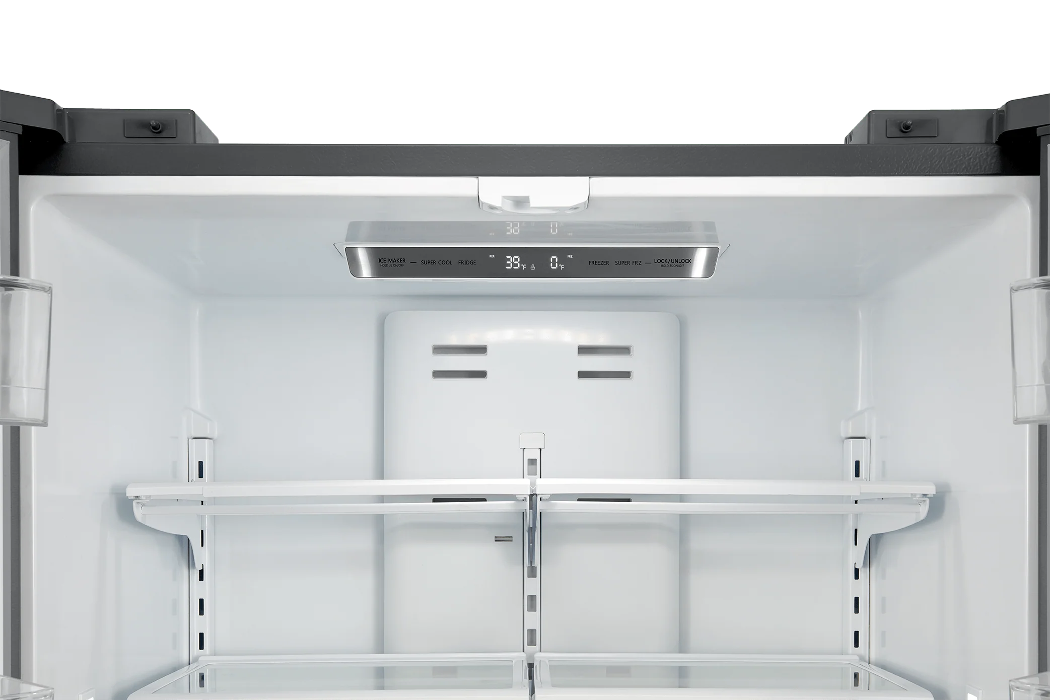 Cosmo 36-Inch 22.5 Cu.Ft Counter Depth French Door Refrigerator with Recessed Handle in Stainless Steel (COS-FDR225RHSS) - Image 12