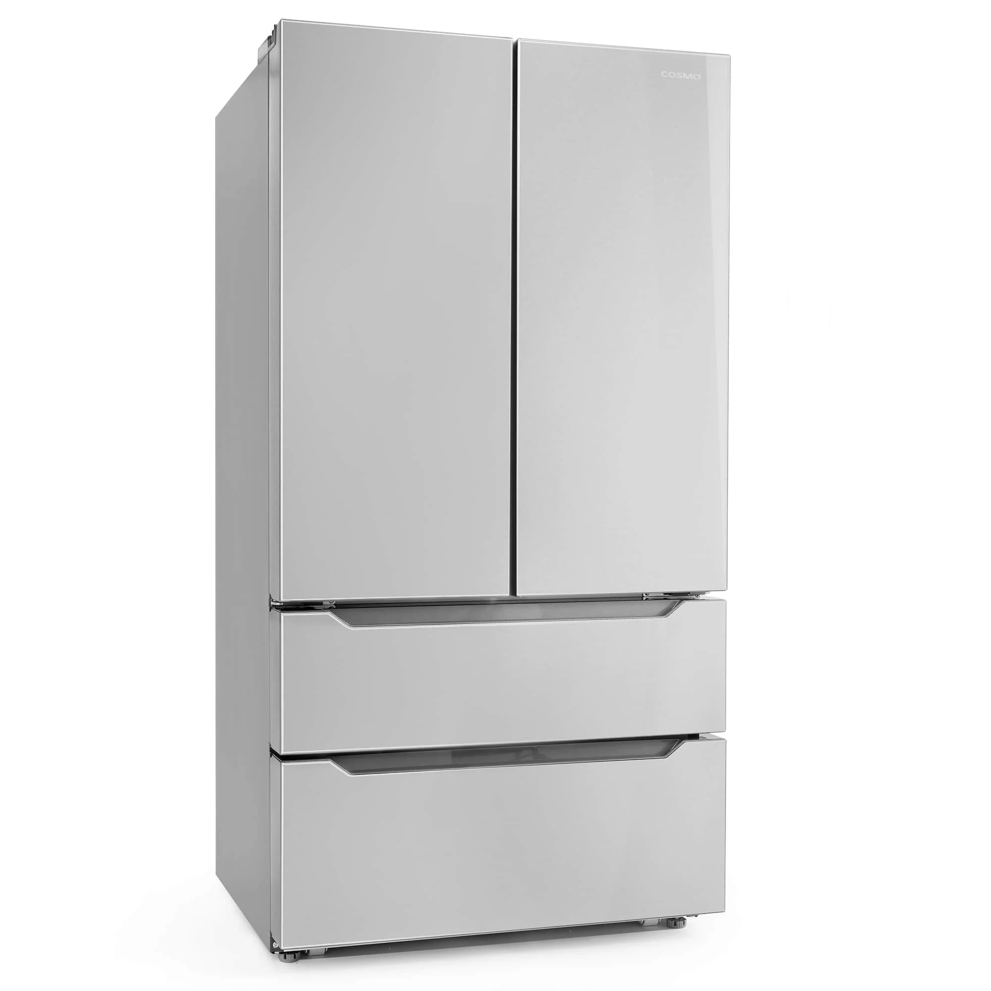 Cosmo 36-Inch 22.5 Cu.Ft Counter Depth French Door Refrigerator with Recessed Handle in Stainless Steel (COS-FDR225RHSS) - Image 5