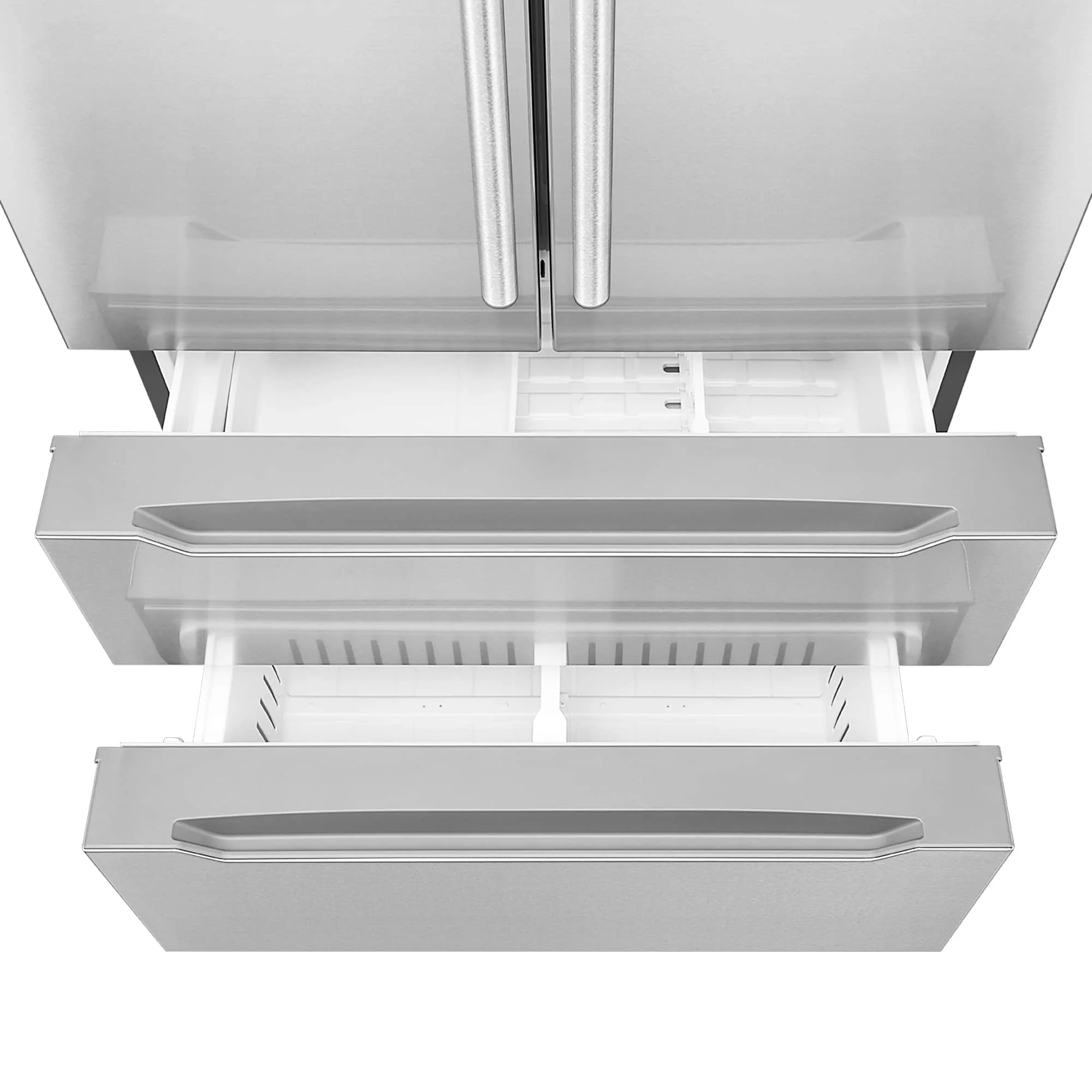 Cosmo 36-Inch 22.5 Cu. Ft. French Door Refrigerator with Pull Handle in Stainless Steel (COS-FDR225RHSS-G) - Image 9