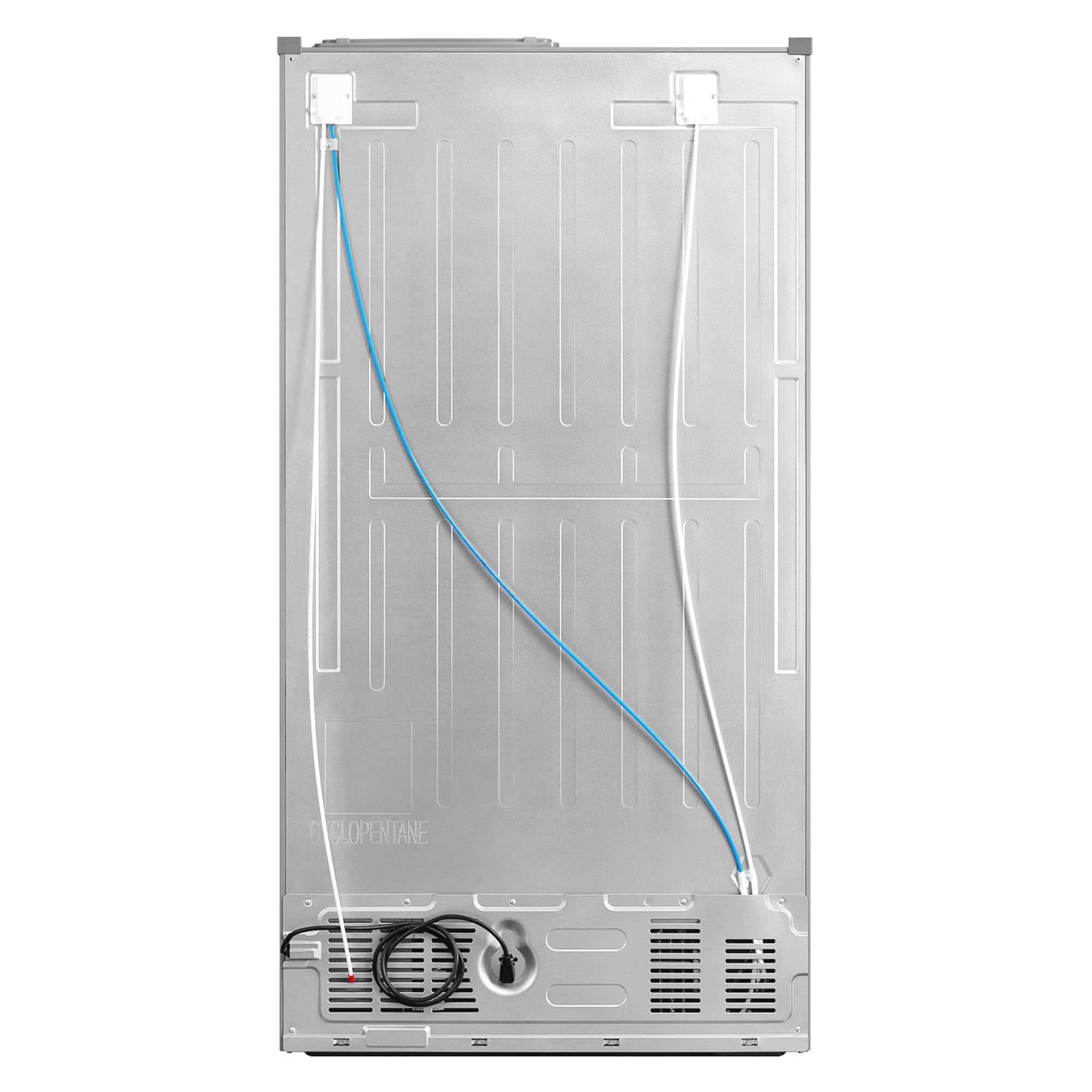 Cosmo 36-Inch 26.3 Cu. Ft. Side-by-Side Refrigerator with Water and Ice Dispenser in Stainless Steel (COS-SBSR263RHSS) - Image 9