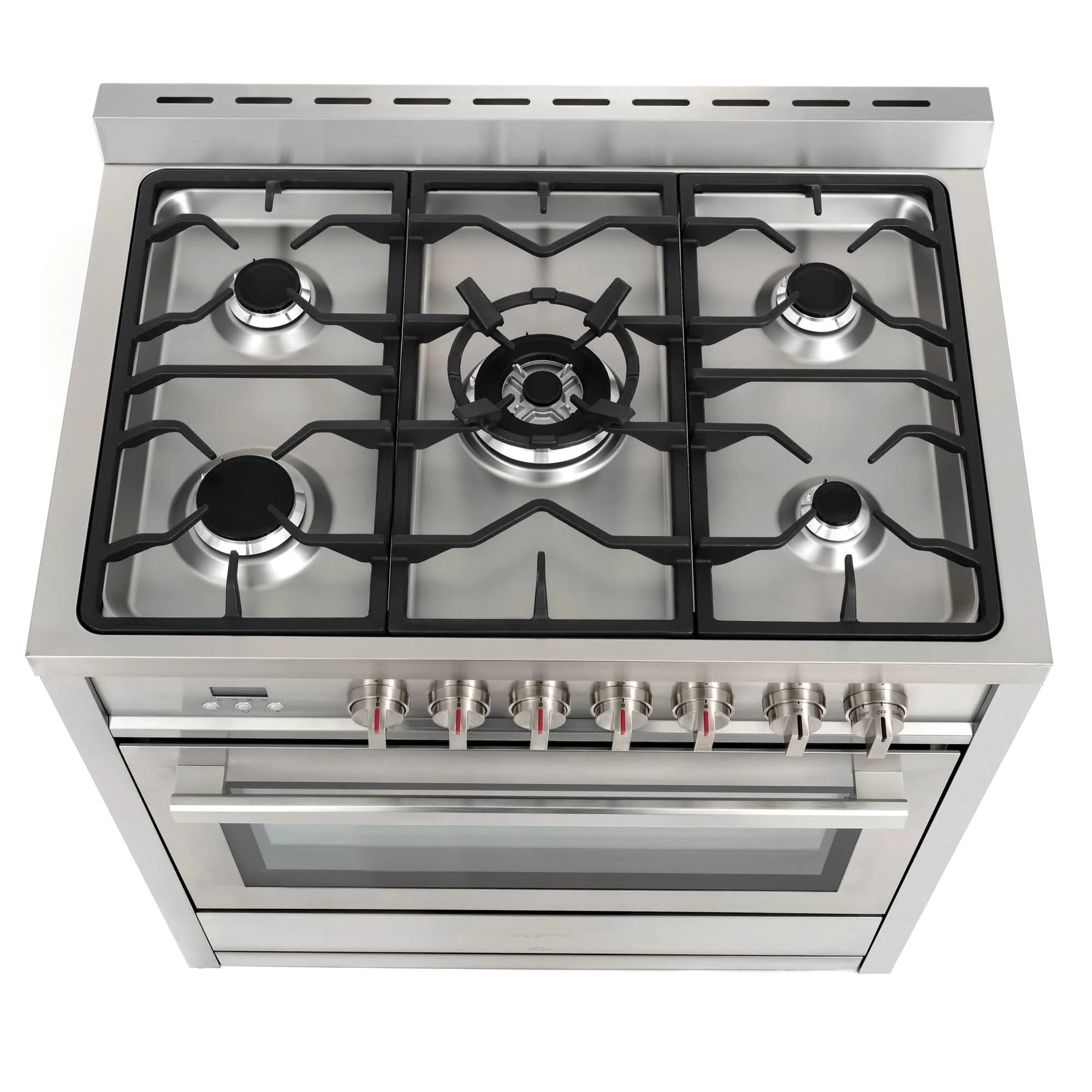 Cosmo 36-Inch 3.8 Cu. Ft. Single Oven Dual Fuel Range in Stainless Steel (COS-F965NF) - Image 8