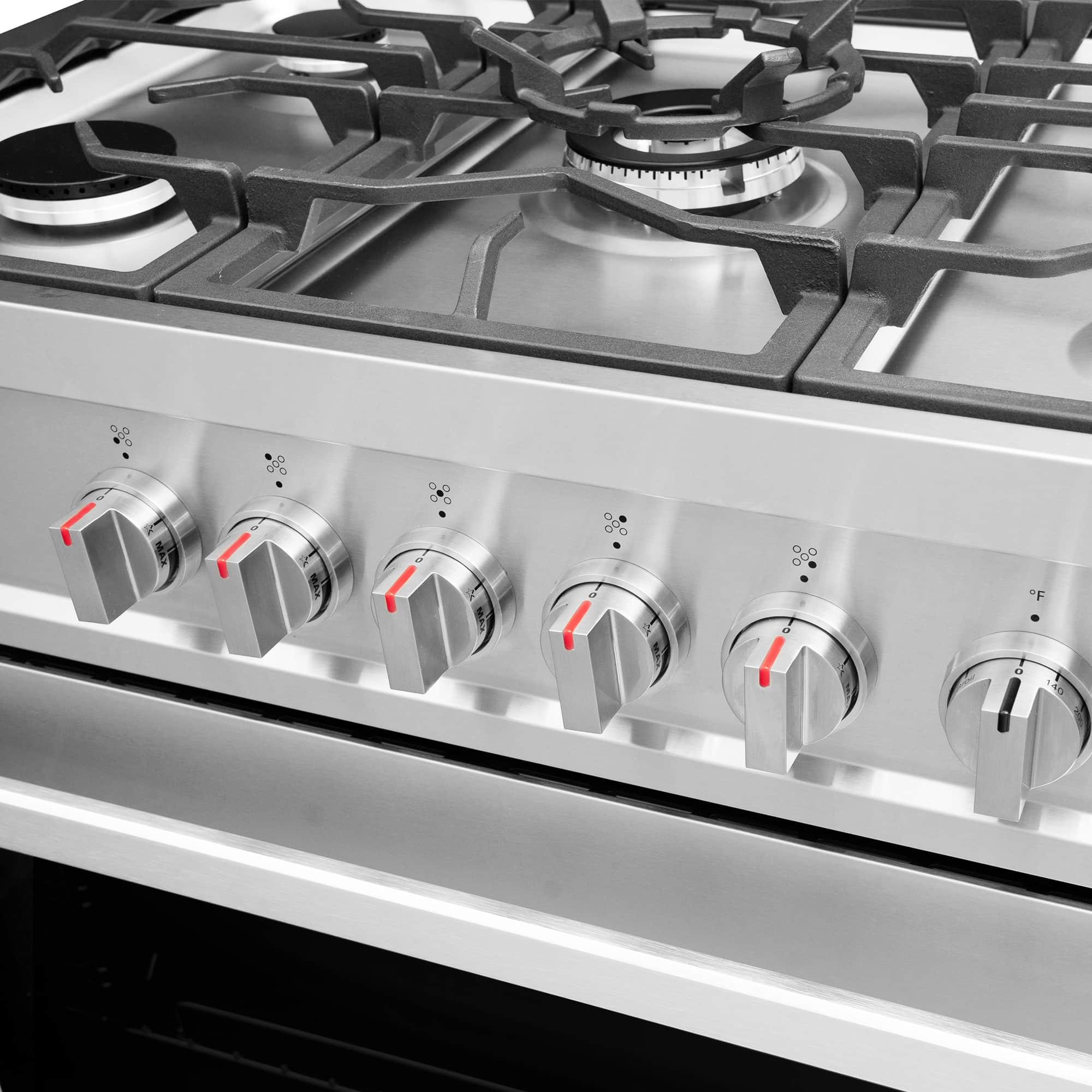 Cosmo 36-Inch 3.8 Cu. Ft. Single Oven Gas Range with 5 Burner Cooktop in Stainless Steel (COS-965AGC) - Image 13