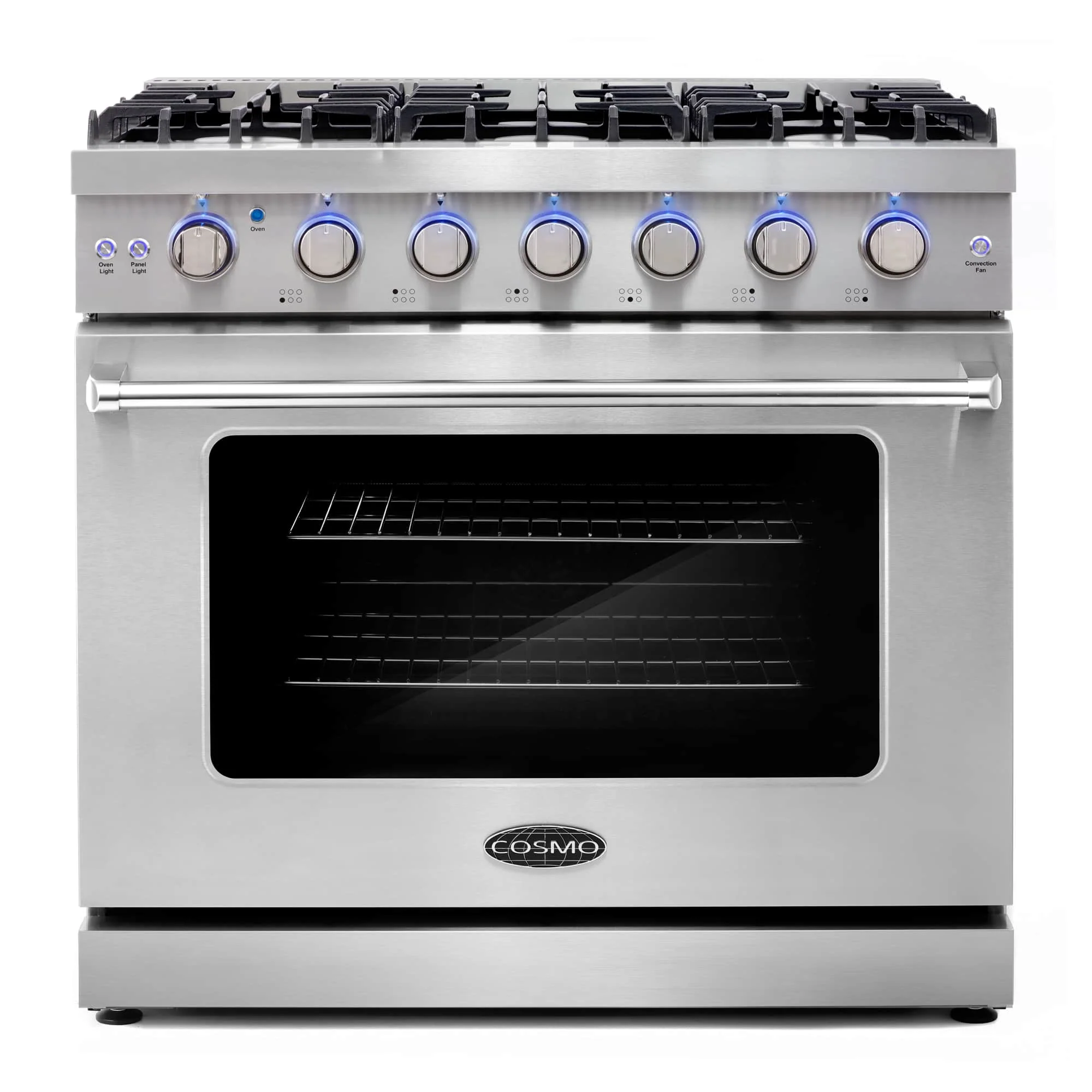 Cosmo 36-Inch 6.0 Cu. Ft. Gas Range in Stainless Steel (COS-EPGR366) - Image 4