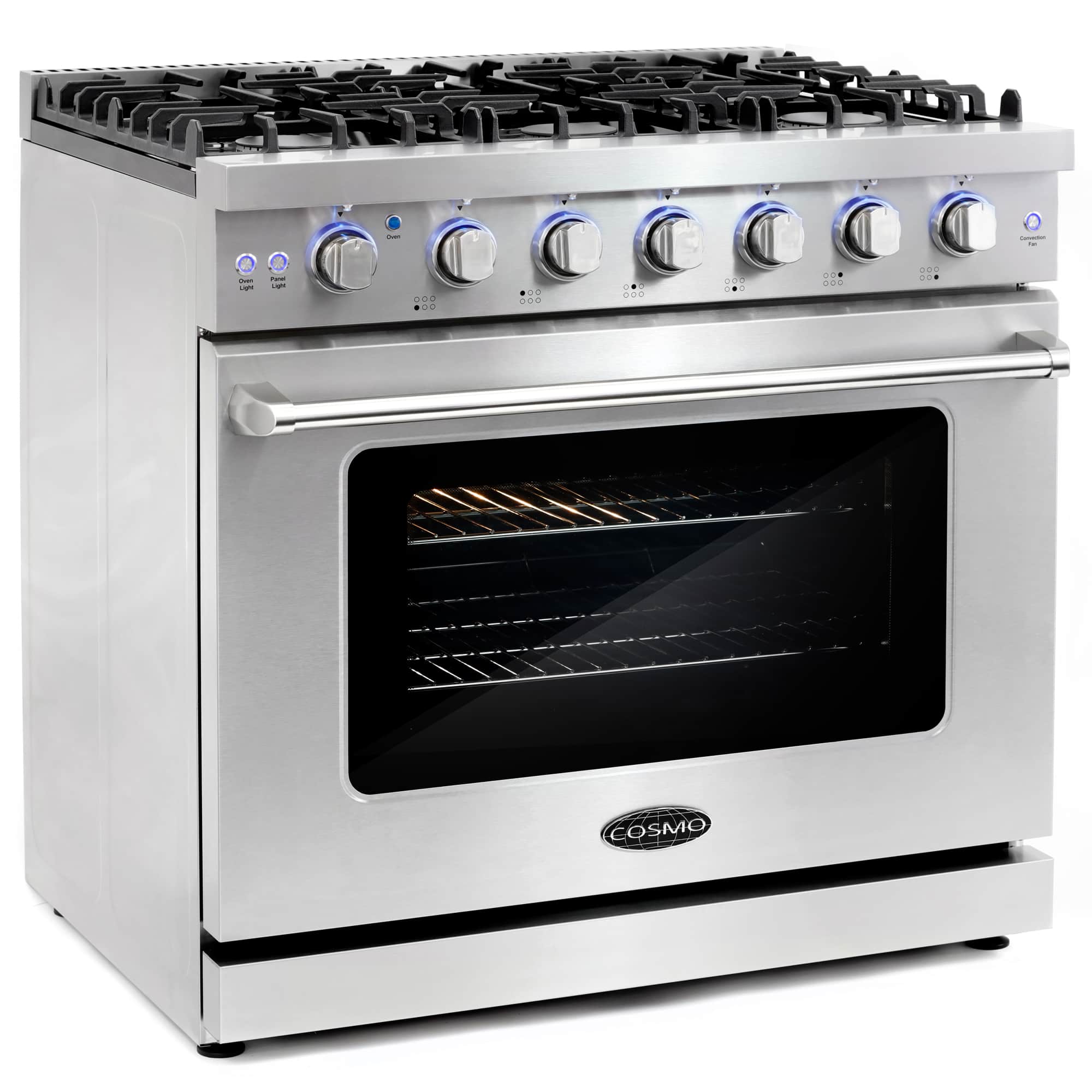 Cosmo 36-Inch 6.0 Cu. Ft. Gas Range in Stainless Steel (COS-EPGR366) - Image 7