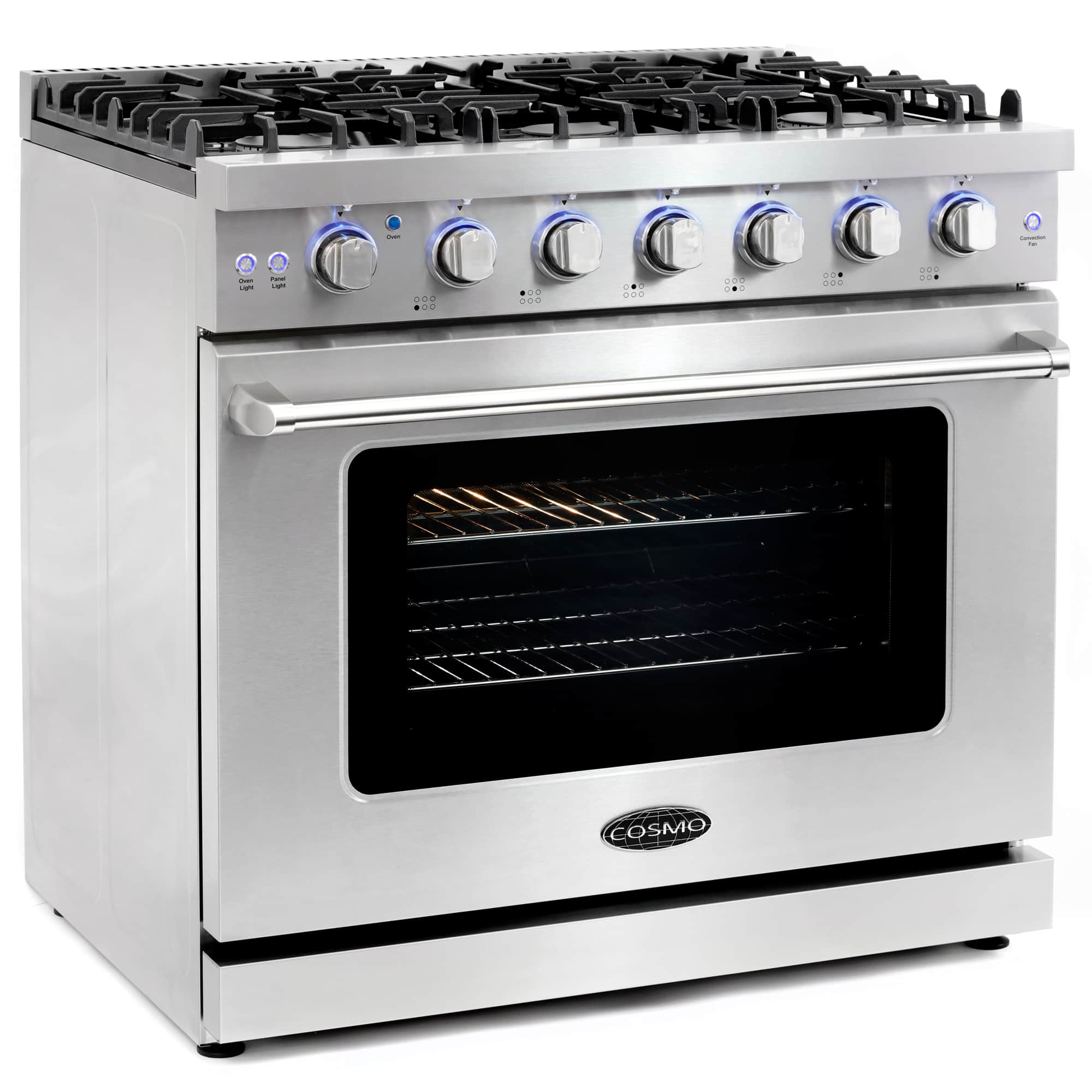 Cosmo 36-Inch 6.0 Cu. Ft. Gas Range in Stainless Steel (COS-EPGR366) - Image 8