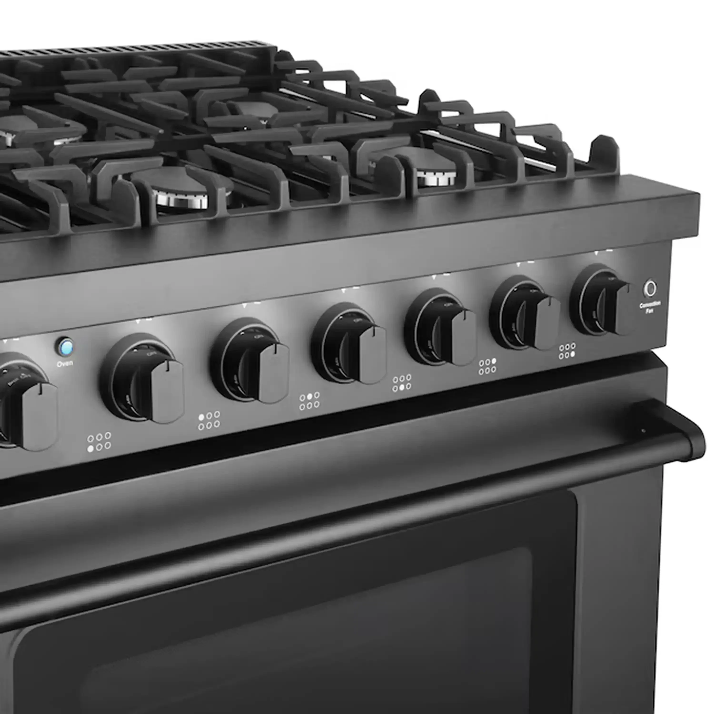 Cosmo 36-Inch Gas Range in Matte Black (COS-EPGR366-BK) - Image 9