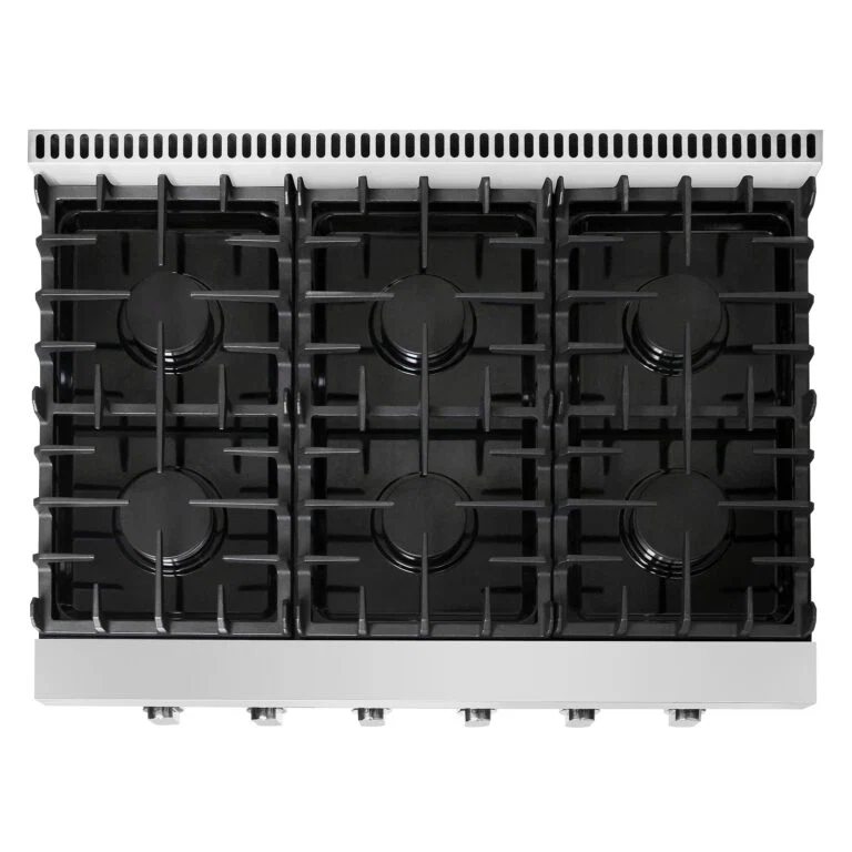 Cosmo 36-Inch Slide-In Counter Gas Cooktop with 6 Burners in Stainless Steel (COS-GRT366) - Image 7