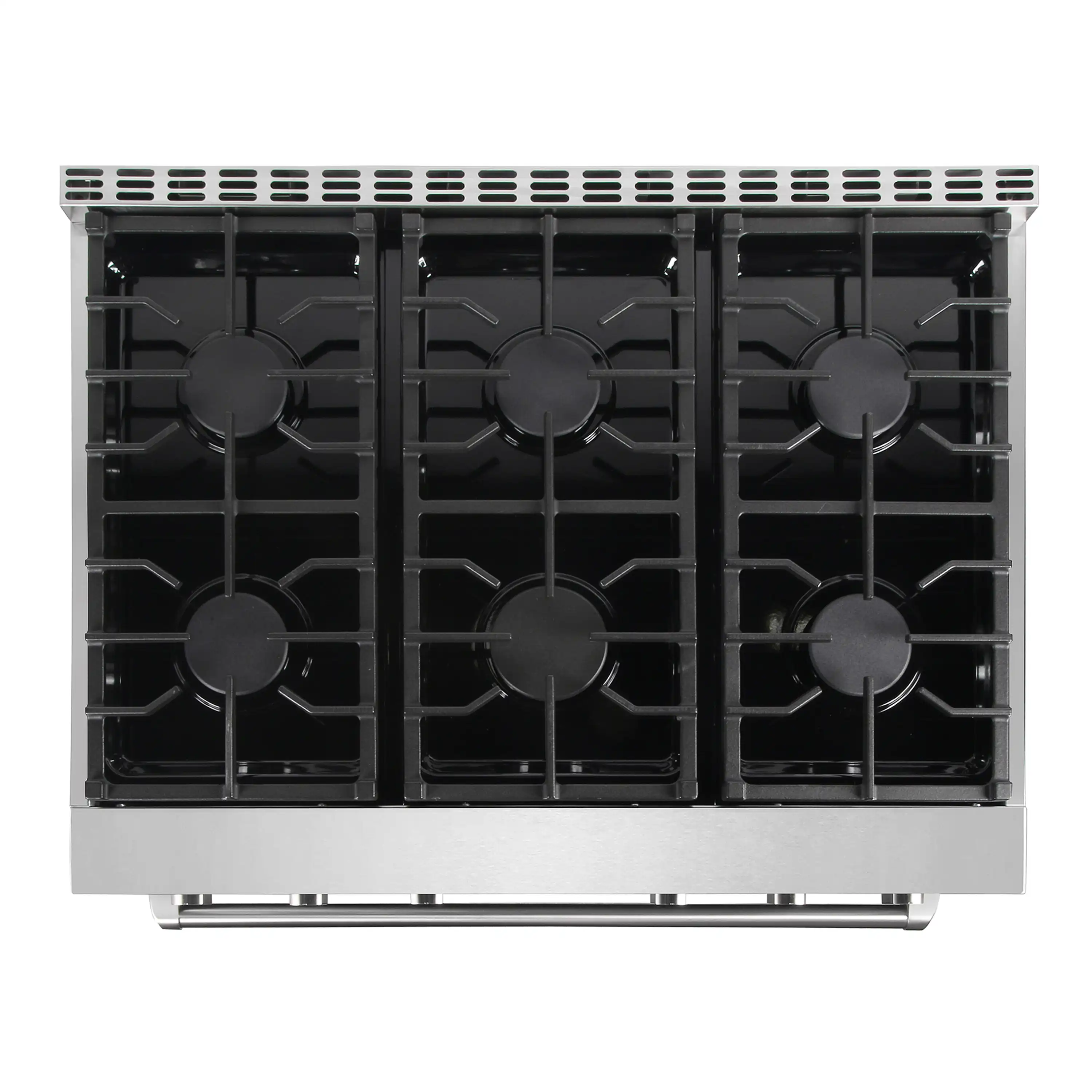Cosmo 36-Inch Slide-In Freestanding Gas Range with 6 Gas Burners and 6.0 Cu. Ft. Convection Oven in Stainless Steel (COS-GRC366KB) - Image 6