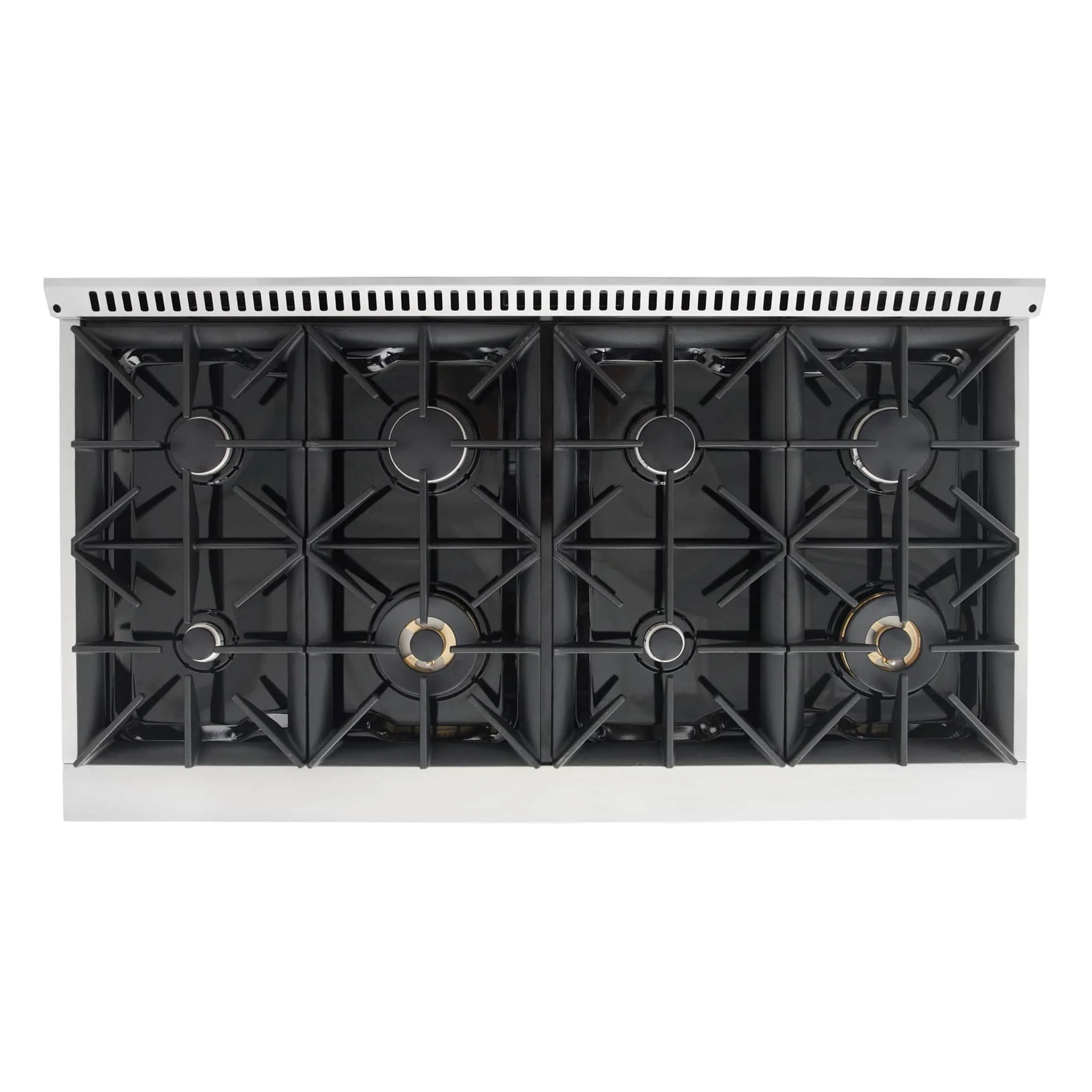 Cosmo 48-Inch 5.5 Cu. Ft. Double Oven Gas Range with 8 Italian Burners in Stainless Steel (COS-GRP486G) - Image 5