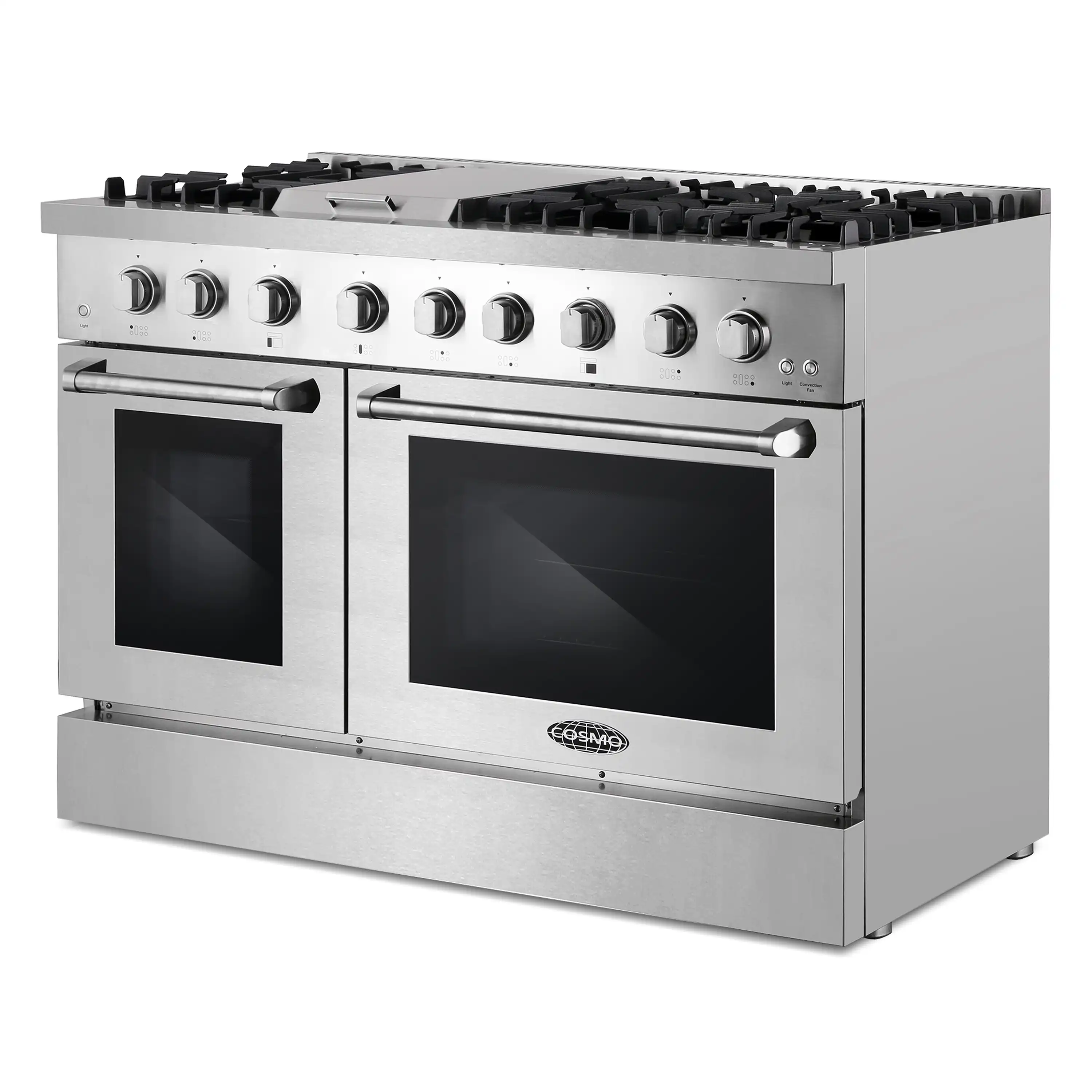 Cosmo 48-Inch Dual Fuel Range with Griddle and Double Oven (COS-DFRL486GK) - Image 3