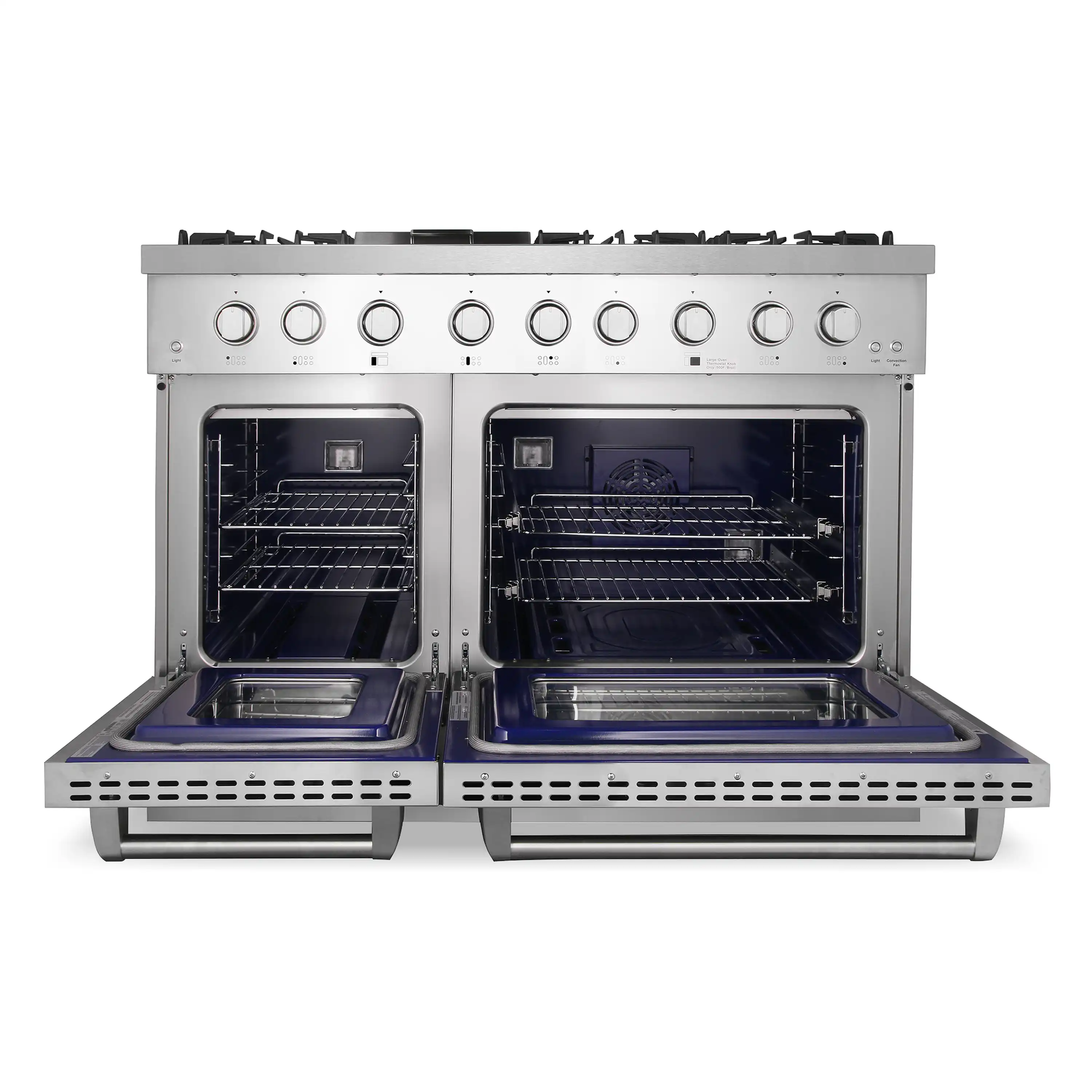 Cosmo 48-Inch Dual Fuel Range with Griddle and Double Oven (COS-DFRL486GK) - Image 5
