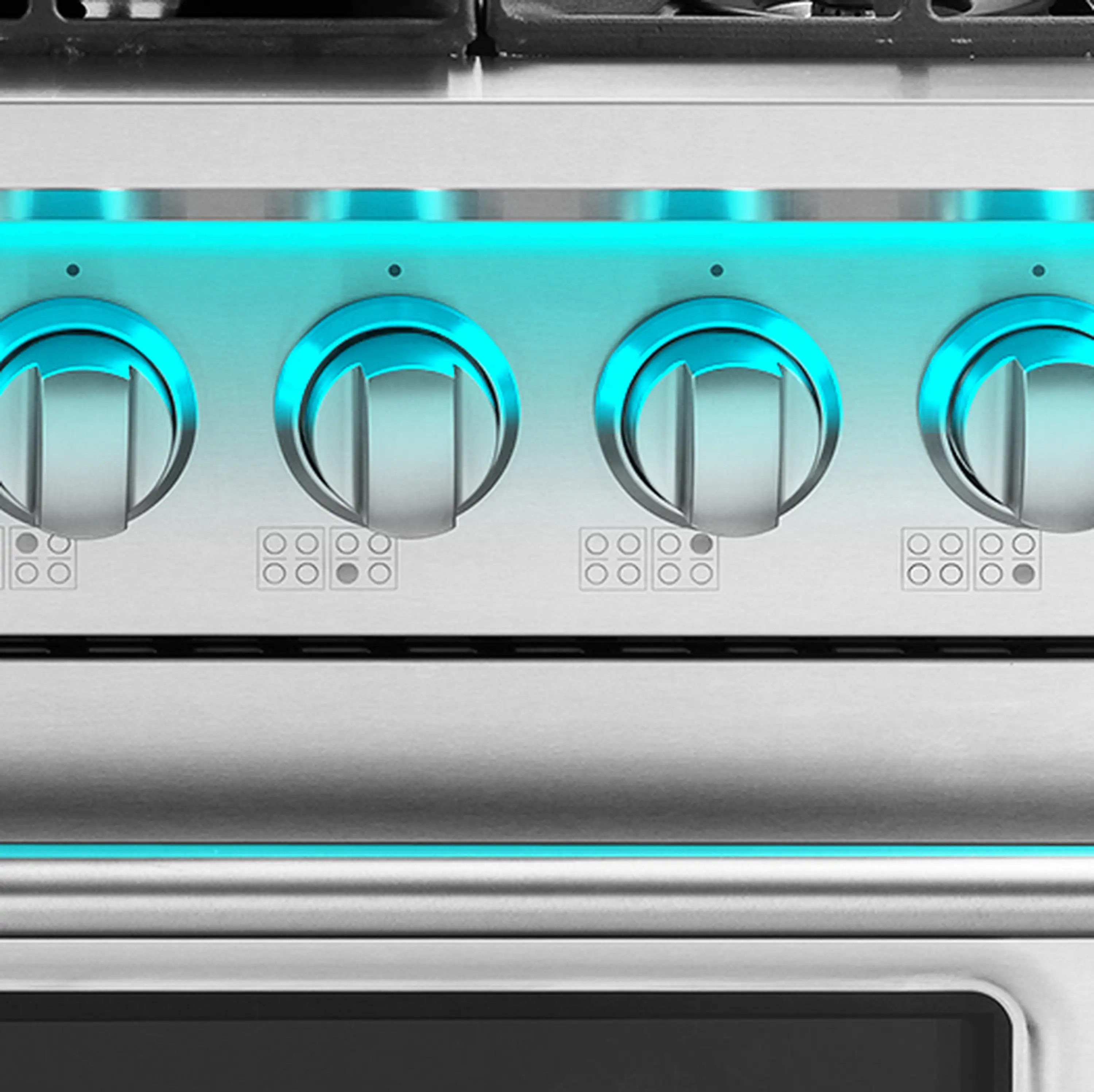 Cosmo 48-Inch High End Style Double Oven Dual Fuel Range in Stainless Steel (COS-DFRP488K) - Image 7