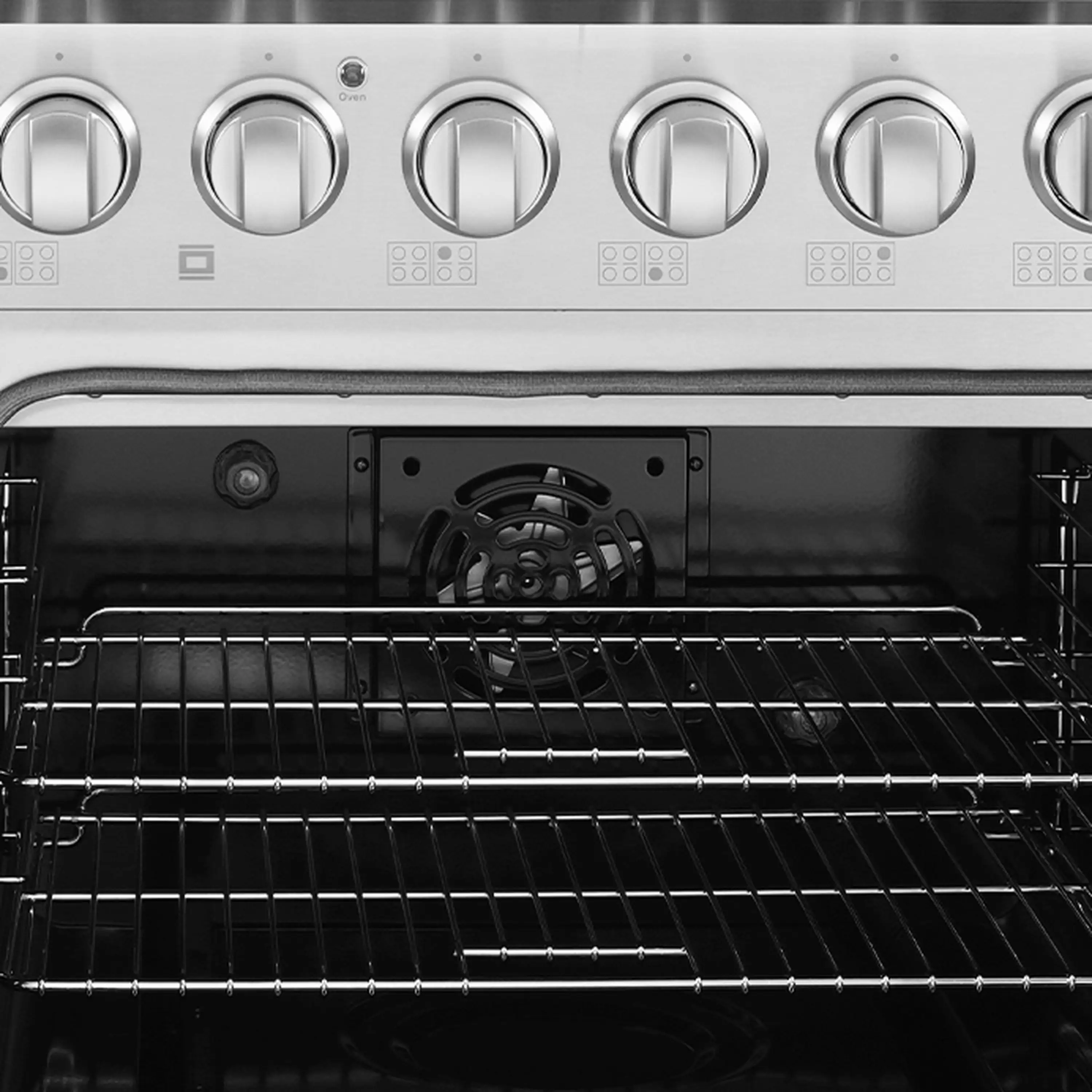Cosmo 48-Inch High End Style Double Oven Dual Fuel Range in Stainless Steel (COS-DFRP488K) - Image 8
