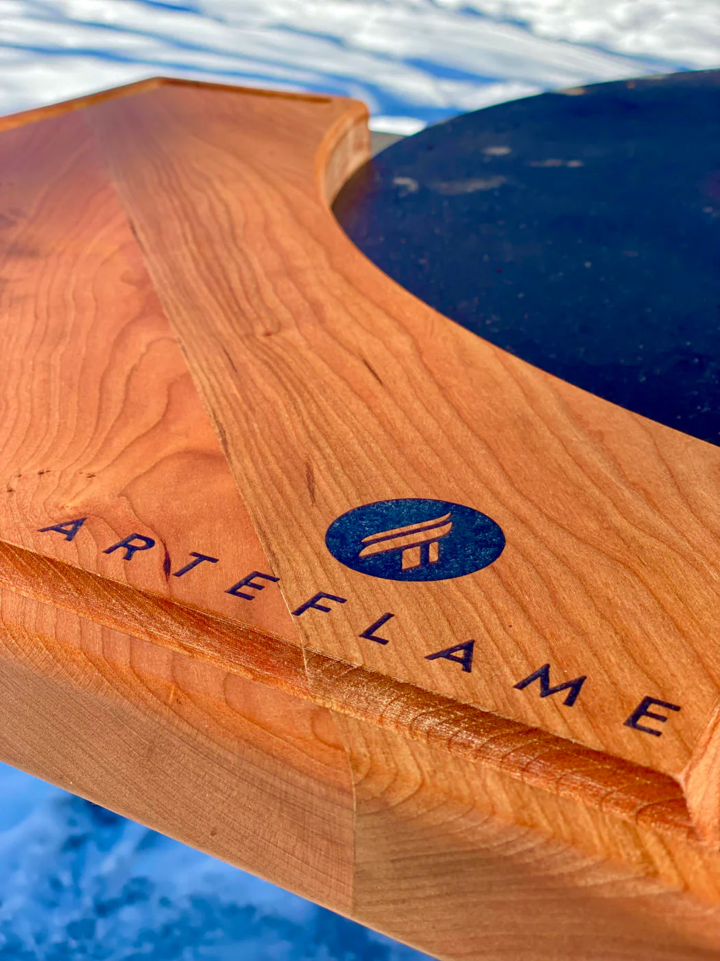 Arteflame Custom Cherry Wood Cutting Block for 40" (AFCUTBRDCH40) - Image 6