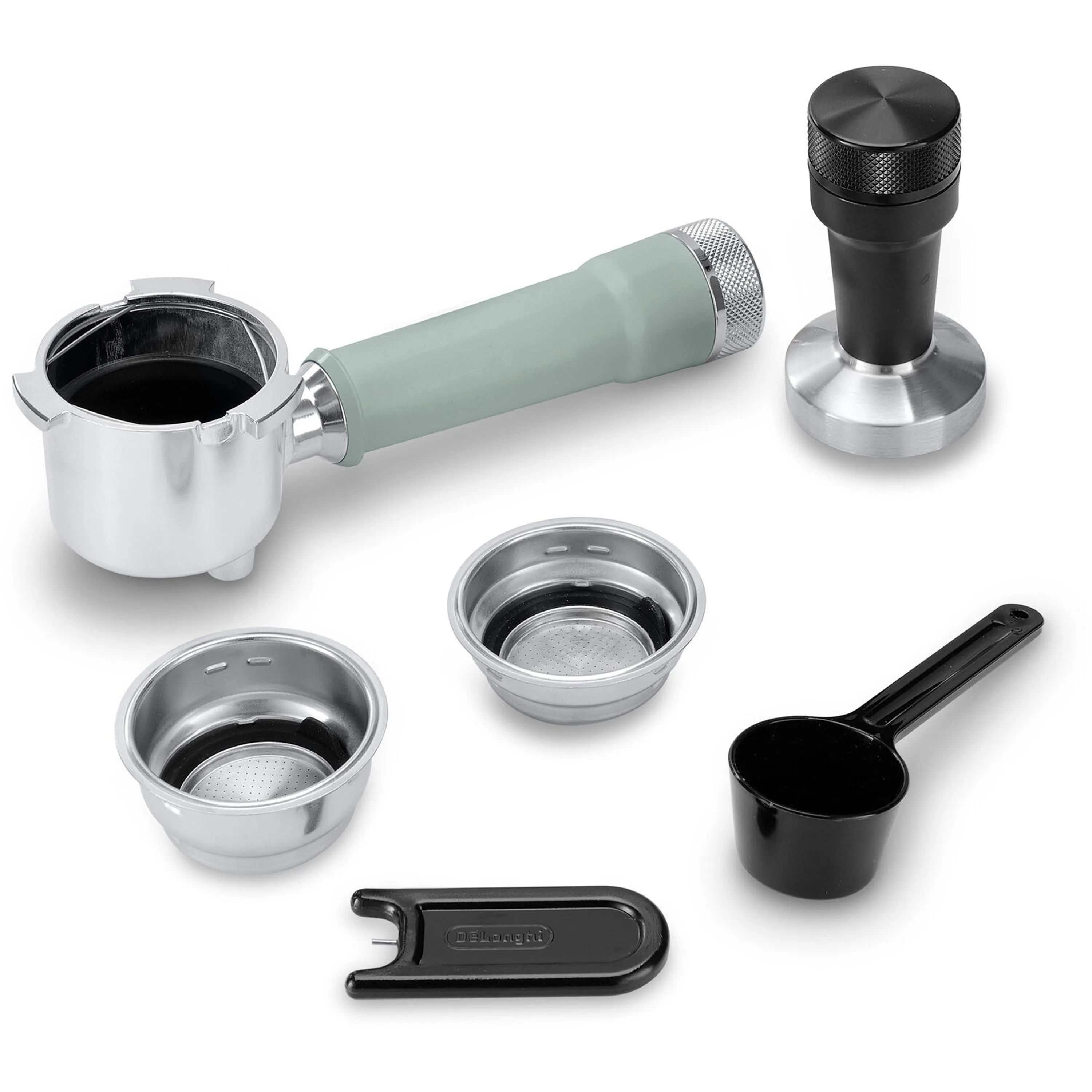 De'Longhi Dedica Duo Pump Espresso Machine with Cold Brew, Frothing Wand in Green (EC890GR) - Image 12