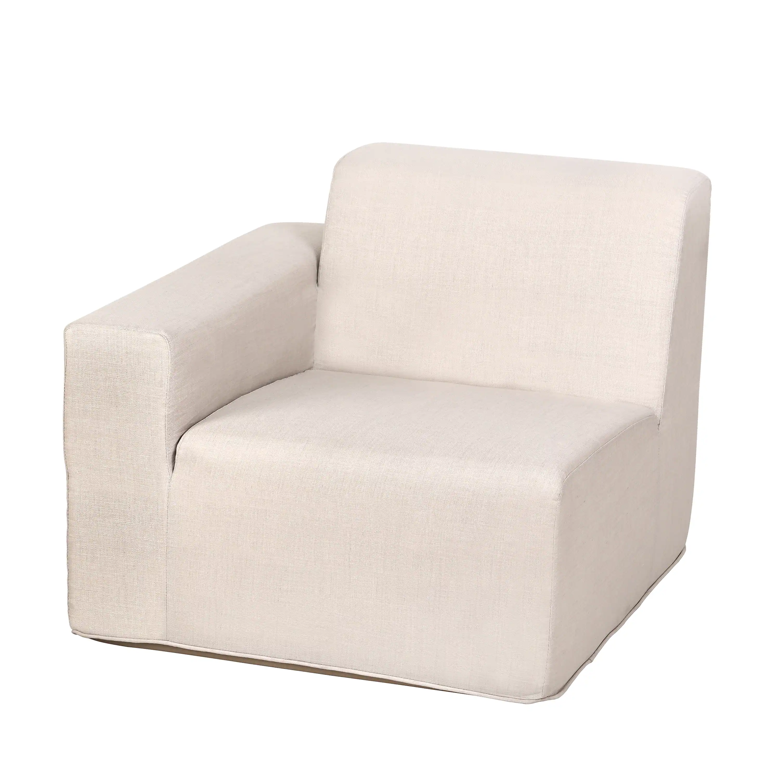 Deko Living 2 Piece Seating Beige Outdoor Compressed Foam Sectional Sofas (COP30217SET) - Image 3