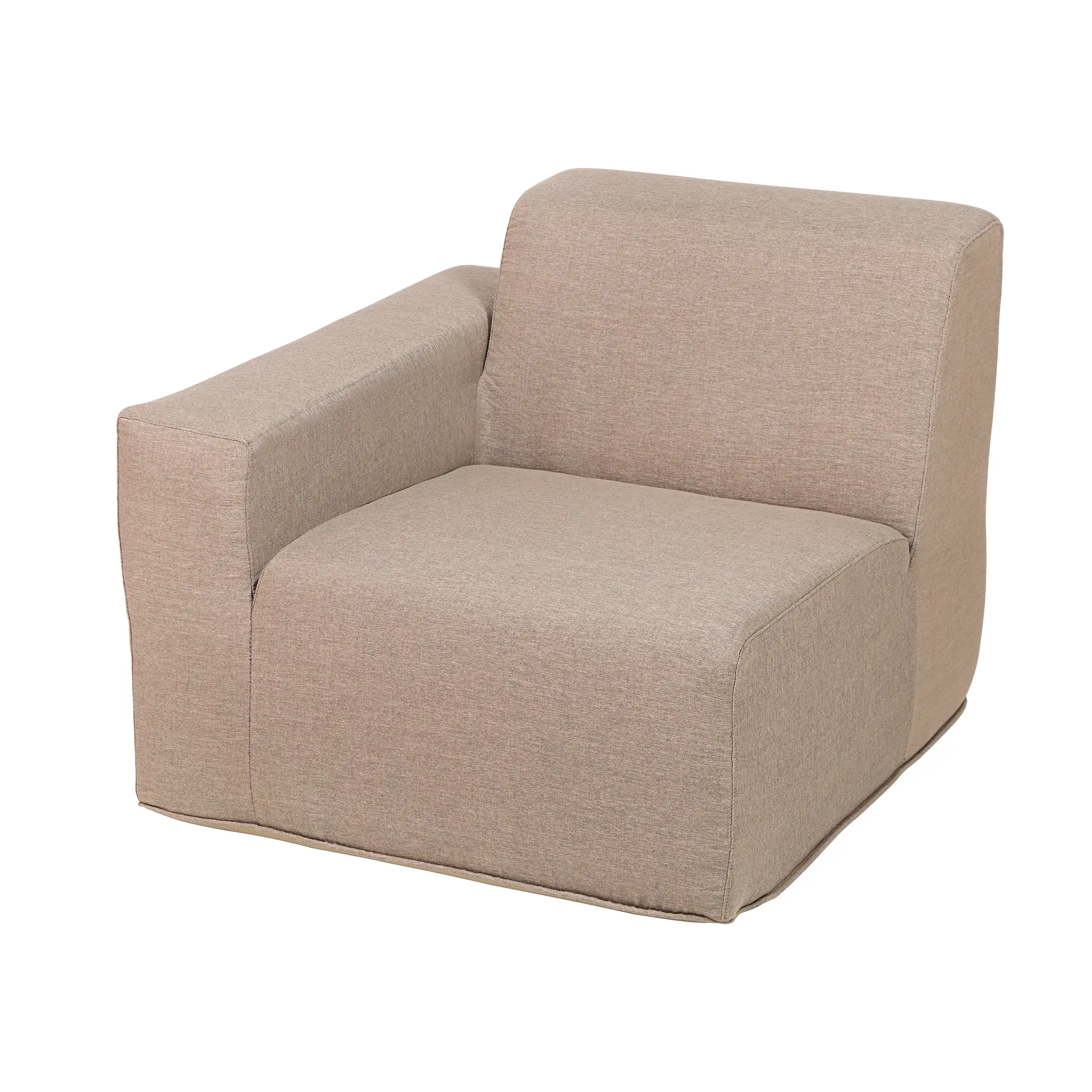 Deko Living 2 Piece Seating Brown Compressed Foam Sectional Sofa (CIF50117SET) - Image 2
