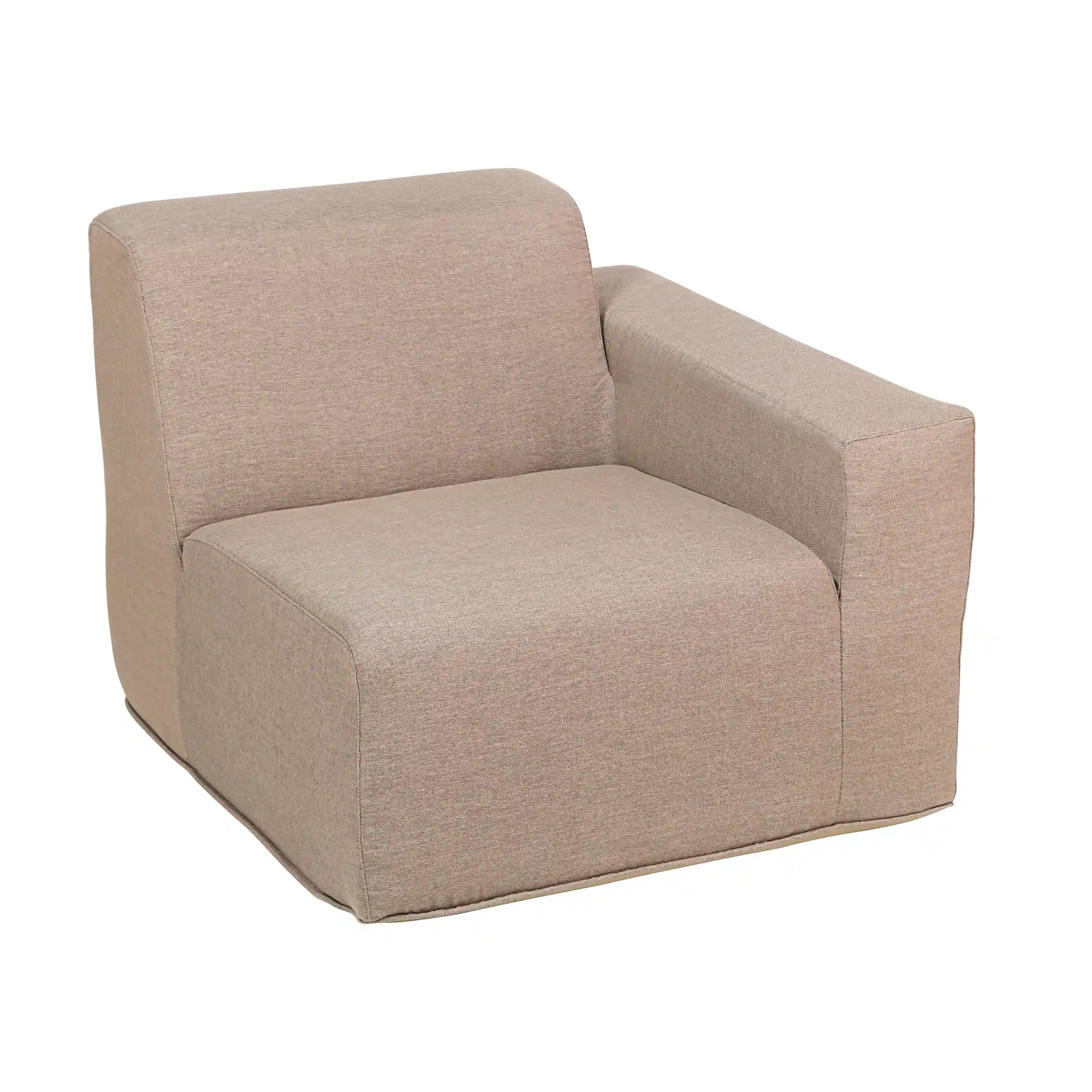 Deko Living 2 Piece Seating Brown Outdoor Compressed Foam Sectional Sofas (COP30117SET) - Image 4