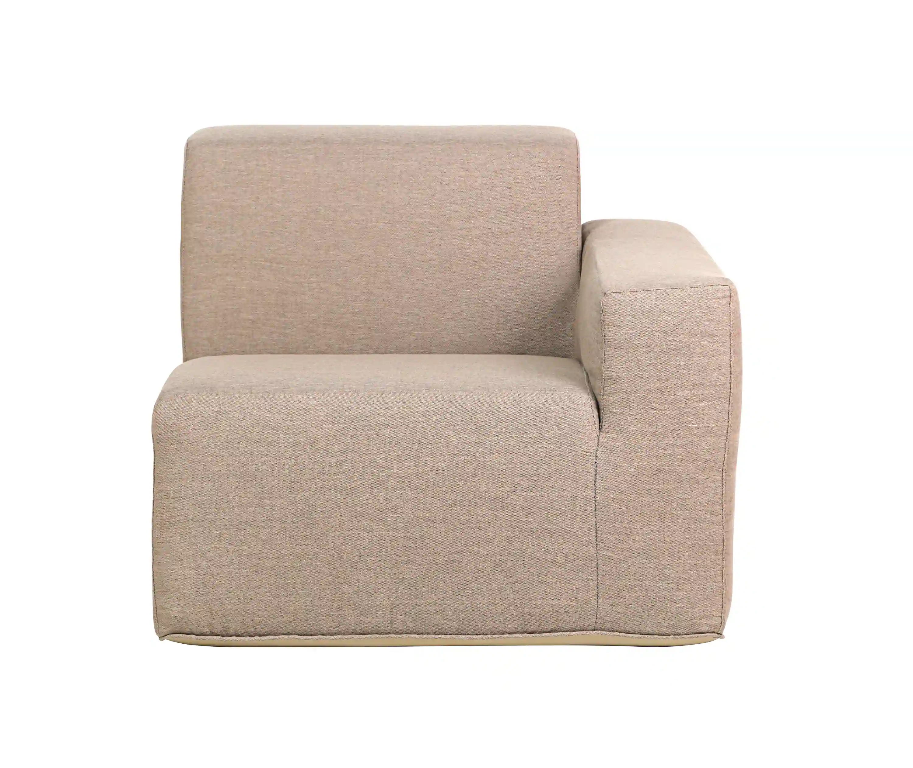Deko Living 2 Piece Seating Brown Outdoor Compressed Foam Sectional Sofas (COP30117SET) - Image 5