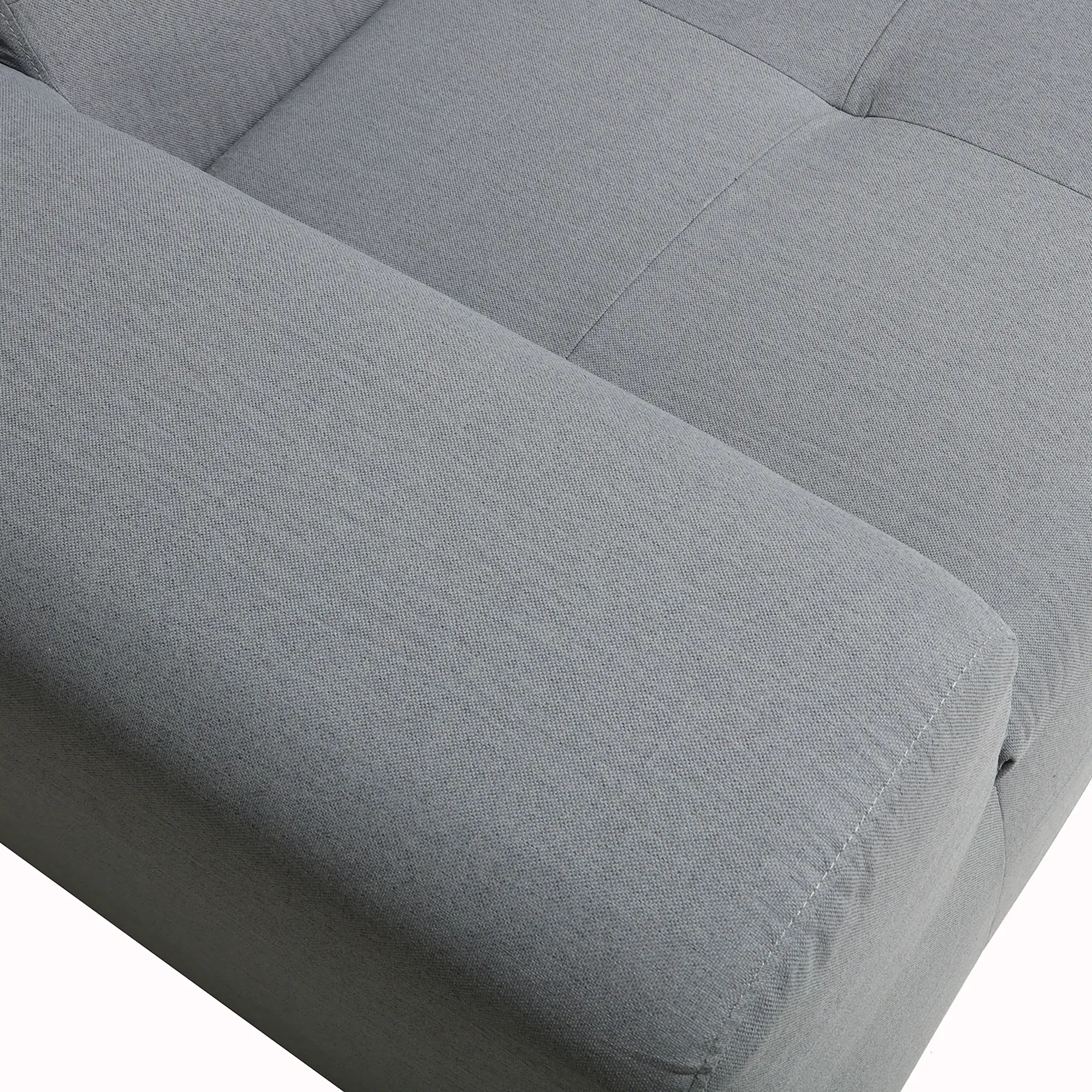 Deko Living 2 Piece Seating Gray Compressed Foam Sectional Sofa (CIF50017SET) - Image 4