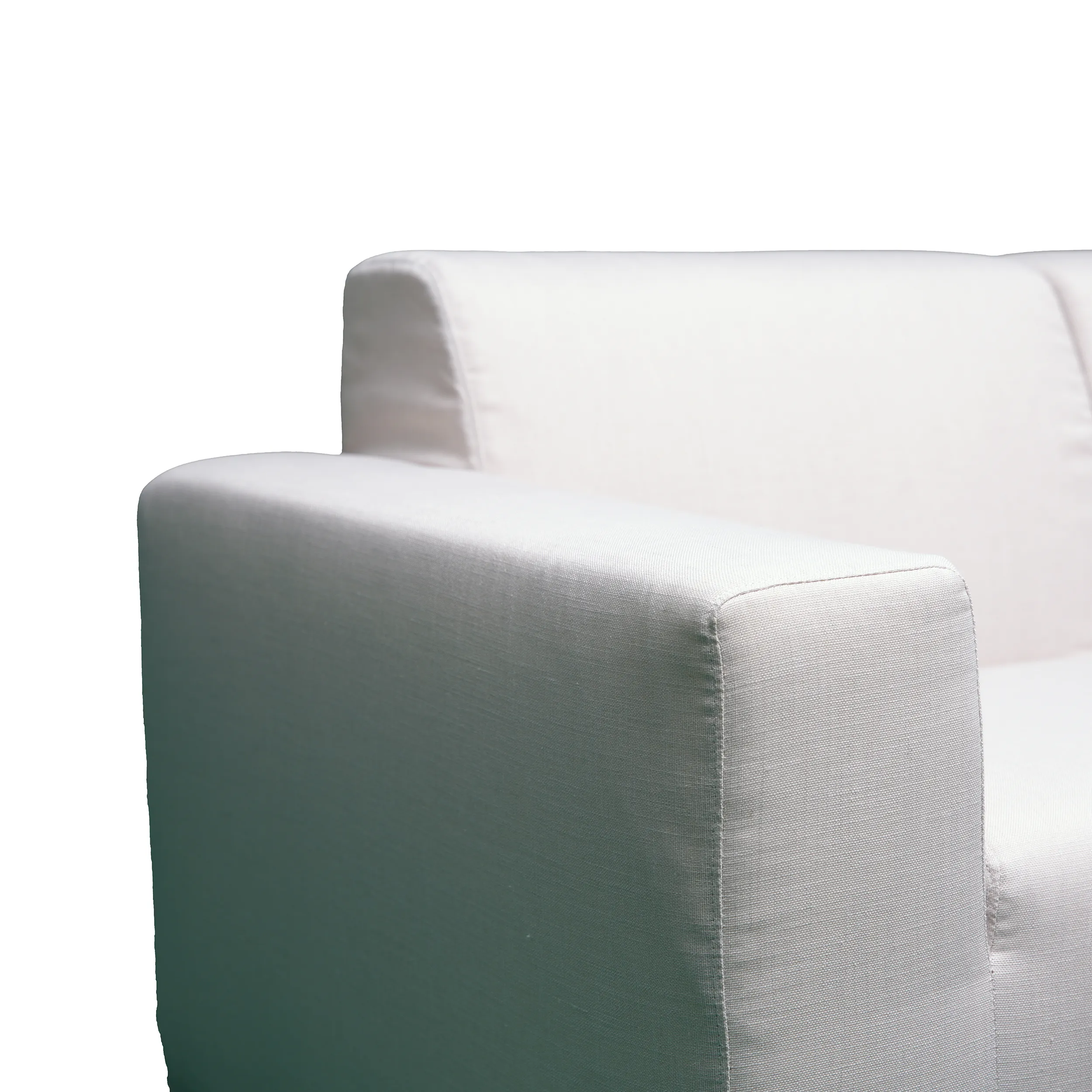 Deko Living 3 Piece Beige Compressed Foam Sectional Sofa Lounger and Table Set (CIF50218) - Image 7