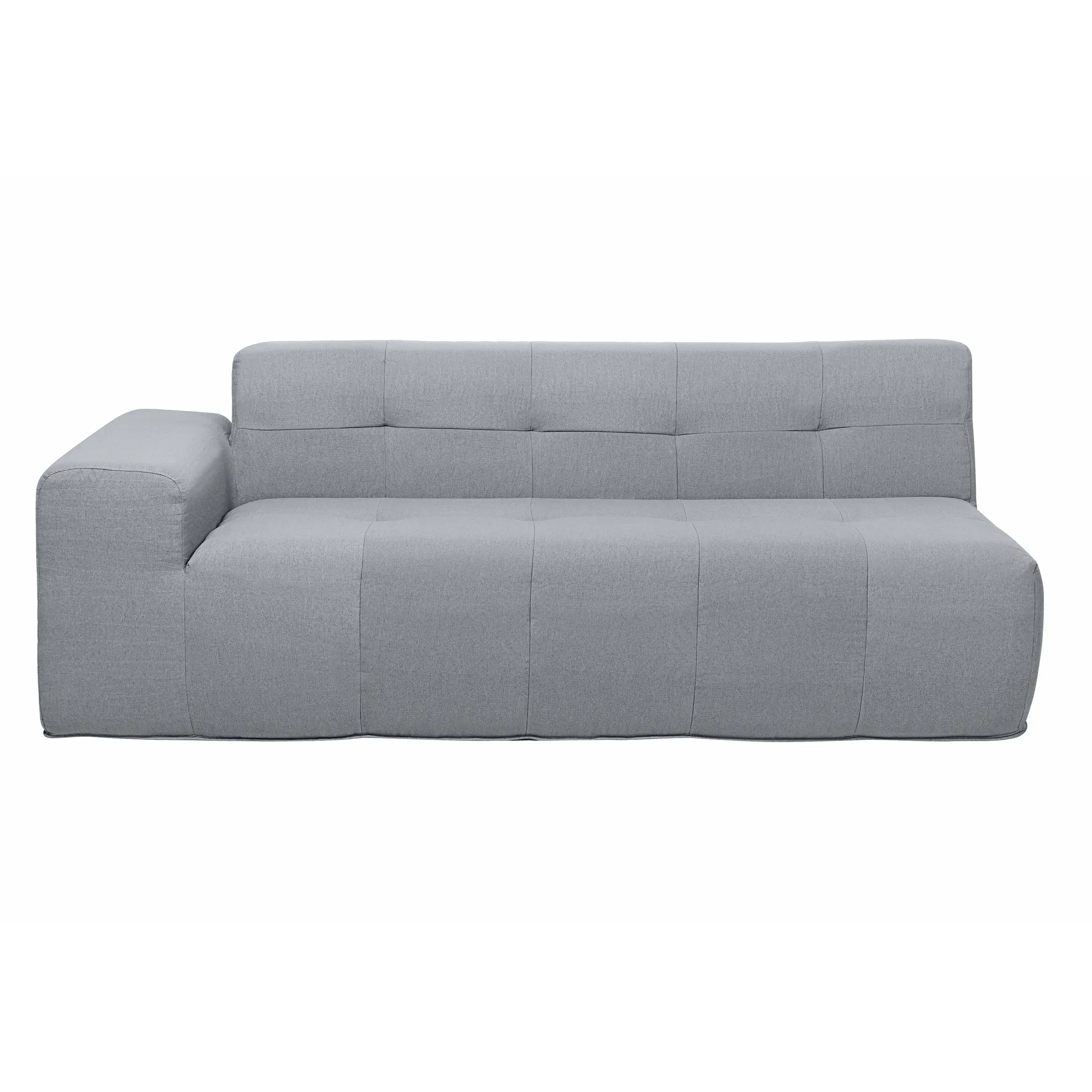 Deko Living 3 Piece Gray Compressed Foam Sectional Sofa Lounger and Table Set (CIF50018) - Image 4