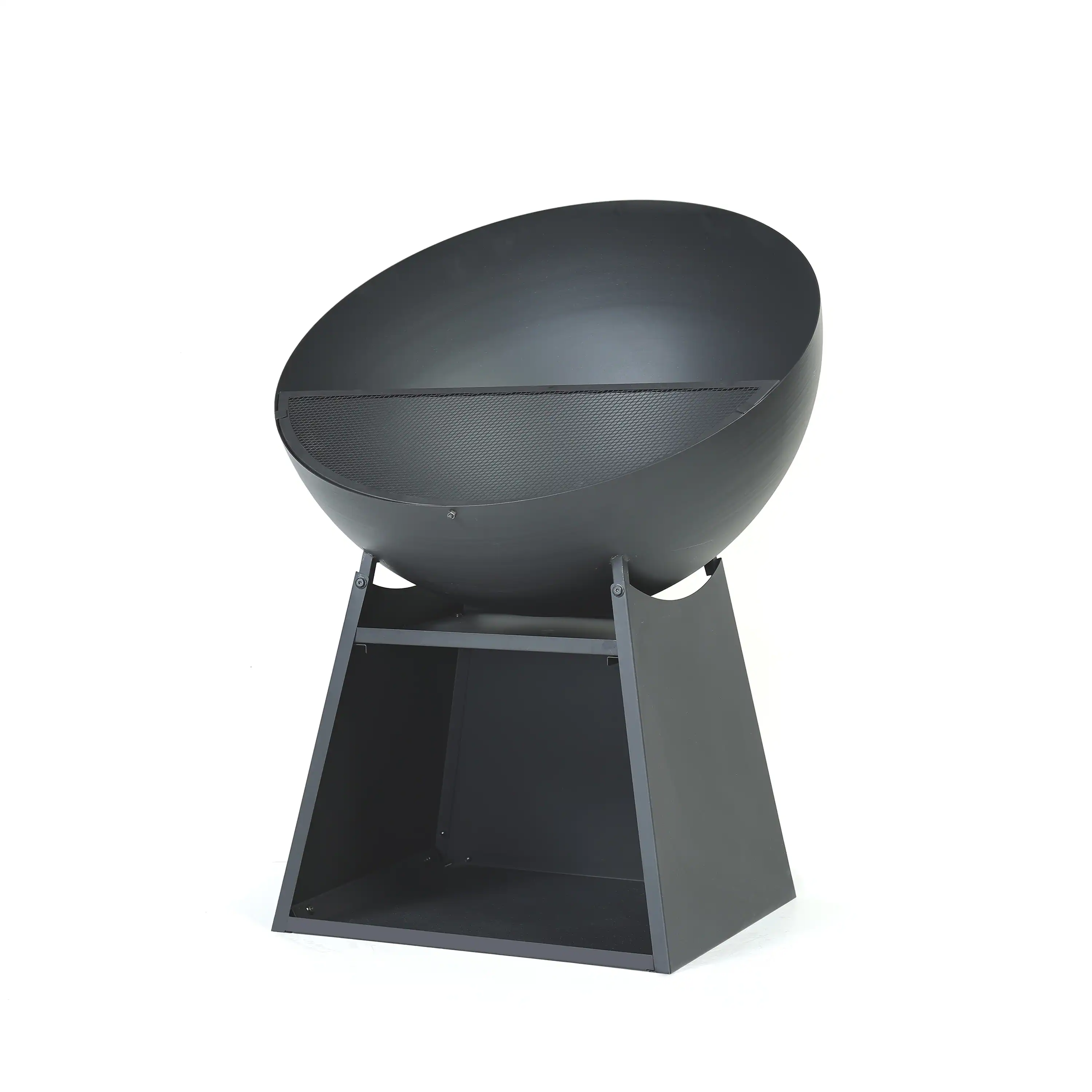 Deko Living 30-Inch Round Outdoor Steel Wood Burning Fire Pit (COB10515) - Image 9