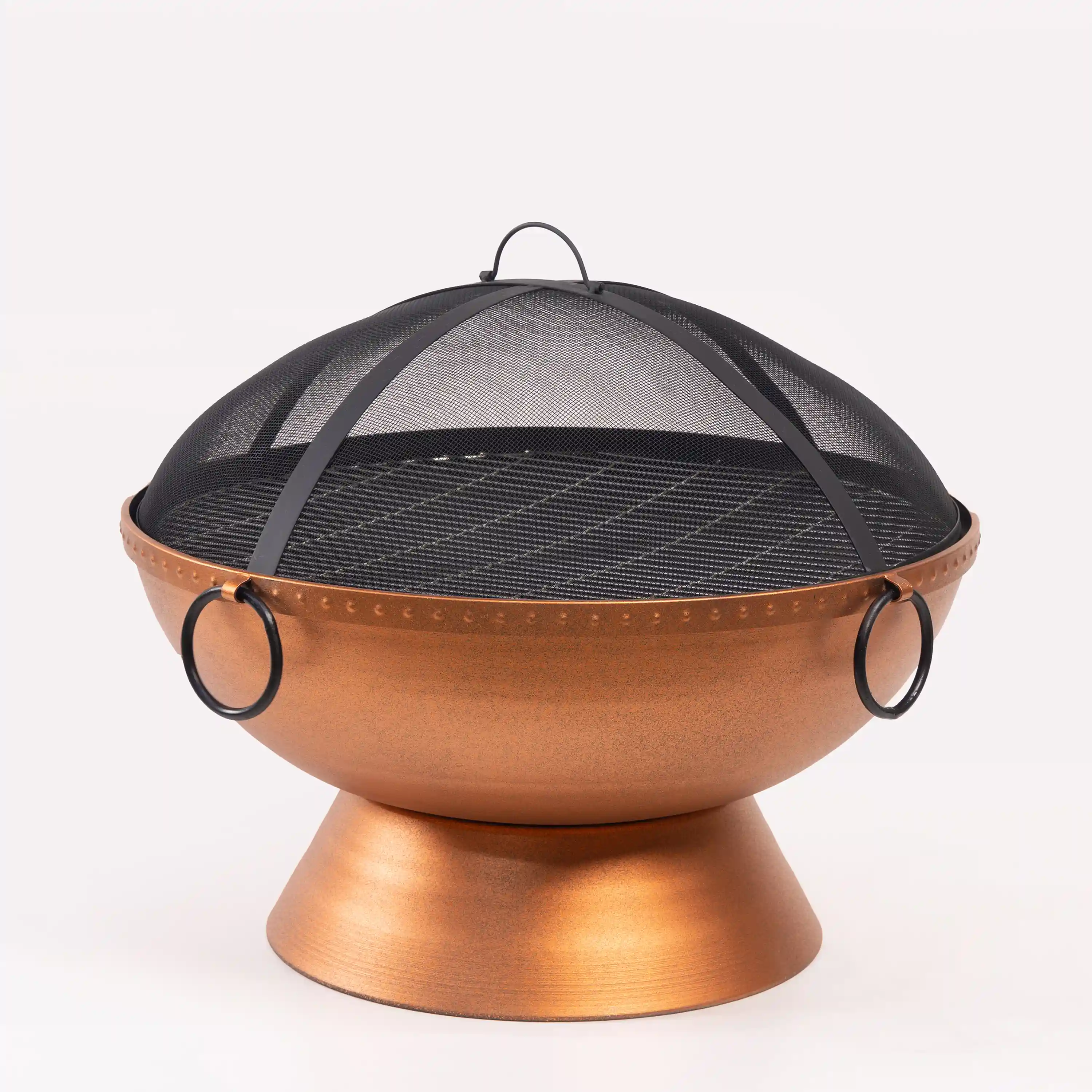 Deko Living 31-Inch Round Outdoor Steel Woodburning Firebowl/Firepit (COB10512) - Image 4
