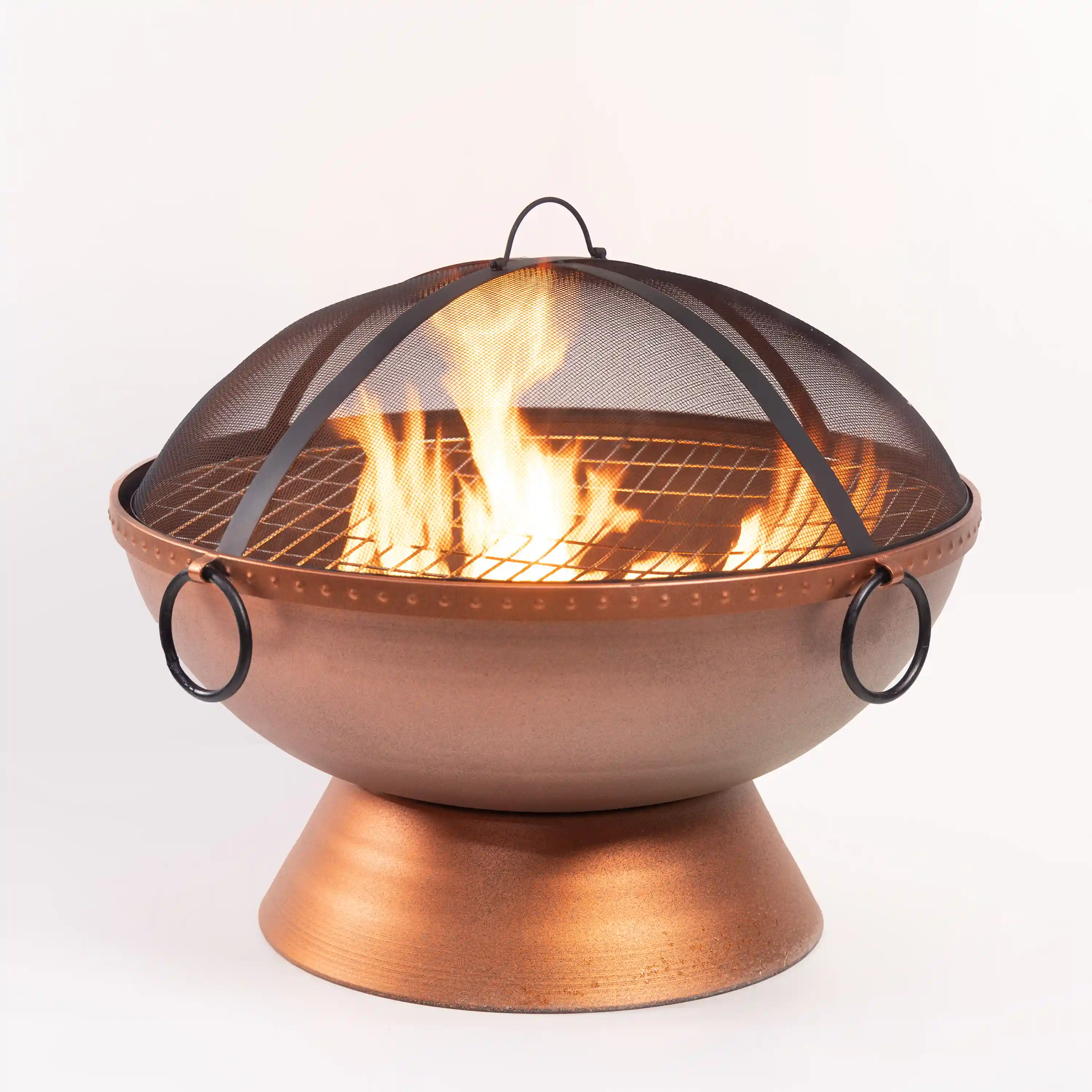 Deko Living 31-Inch Round Outdoor Steel Woodburning Firebowl/Firepit (COB10512) - Image 6