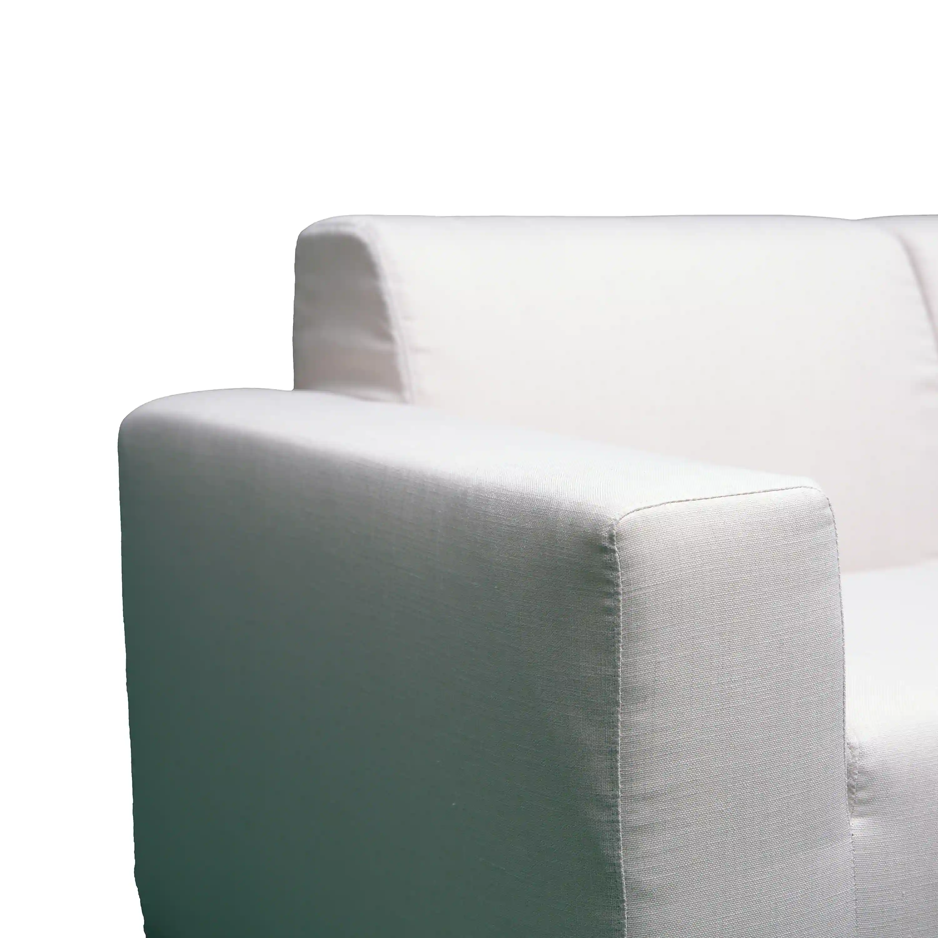 Deko Living 4 Piece Beige Outdoor Compressed Foam Sectional Sofa Lounger and Table Set (COP30218) - Image 7
