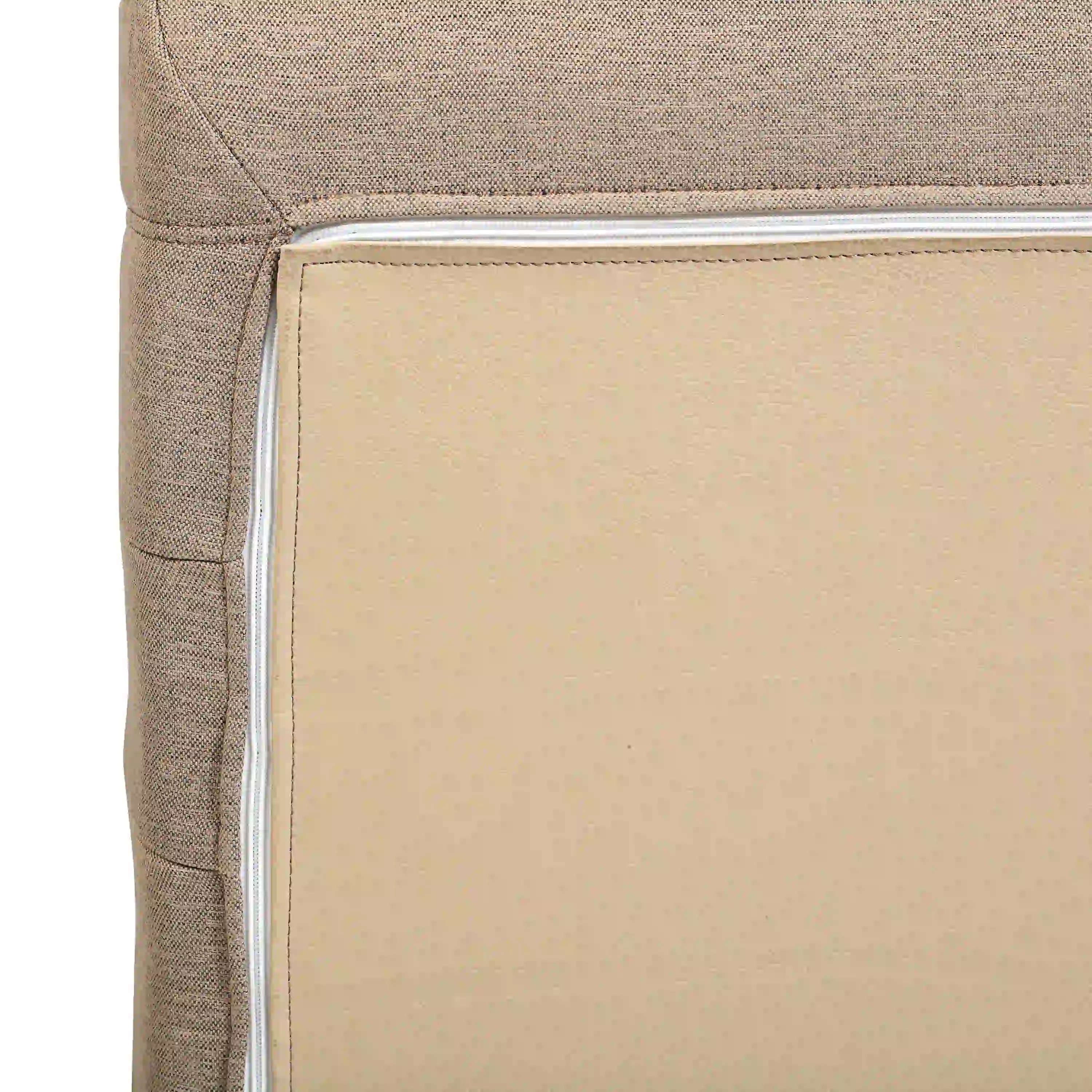 Deko Living 4 Piece Brown Outdoor Compressed Foam Sectional Sofa Lounger and Table Set (COP30118) - Image 9
