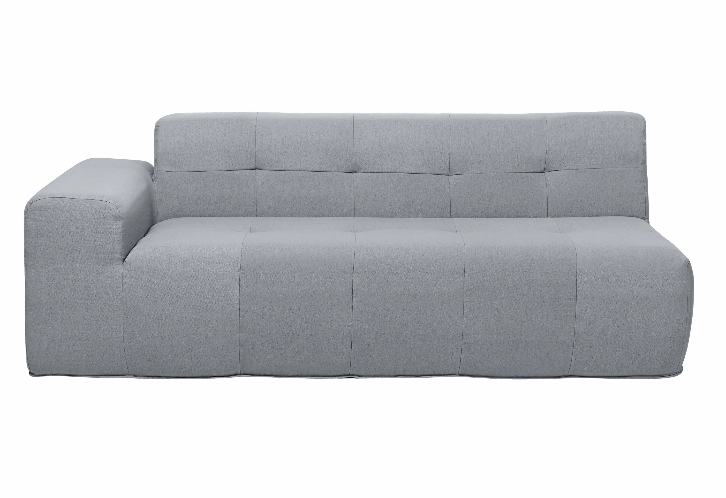 Deko Living 4 Piece Gray Outdoor Compressed Foam Sectional Sofa Lounger and Table Set (COP30018) - Image 5