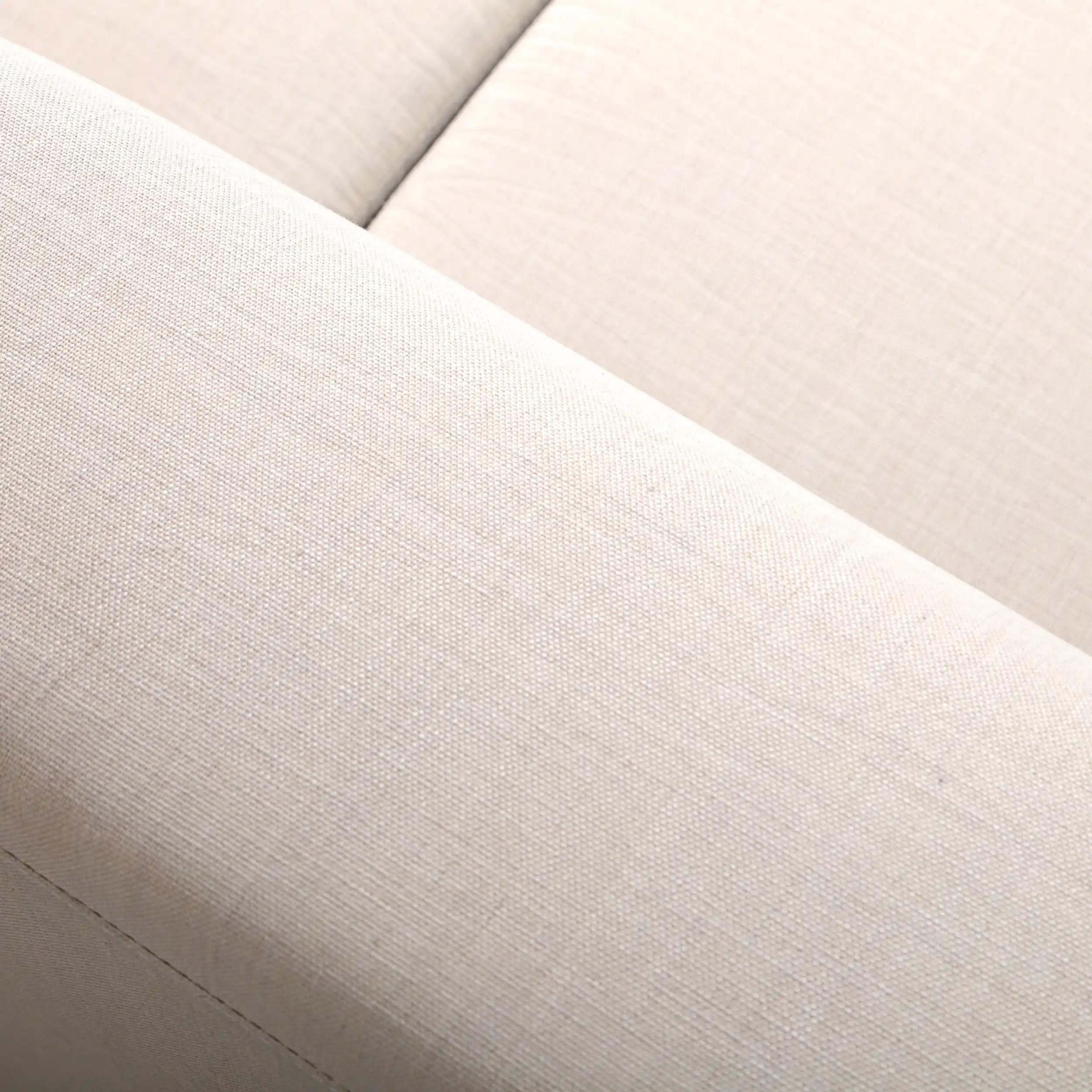 Deko Living 4 Piece Seating Beige Compressed Foam Sectional Sofa and Ottoman Set (CIF50217) - Image 12