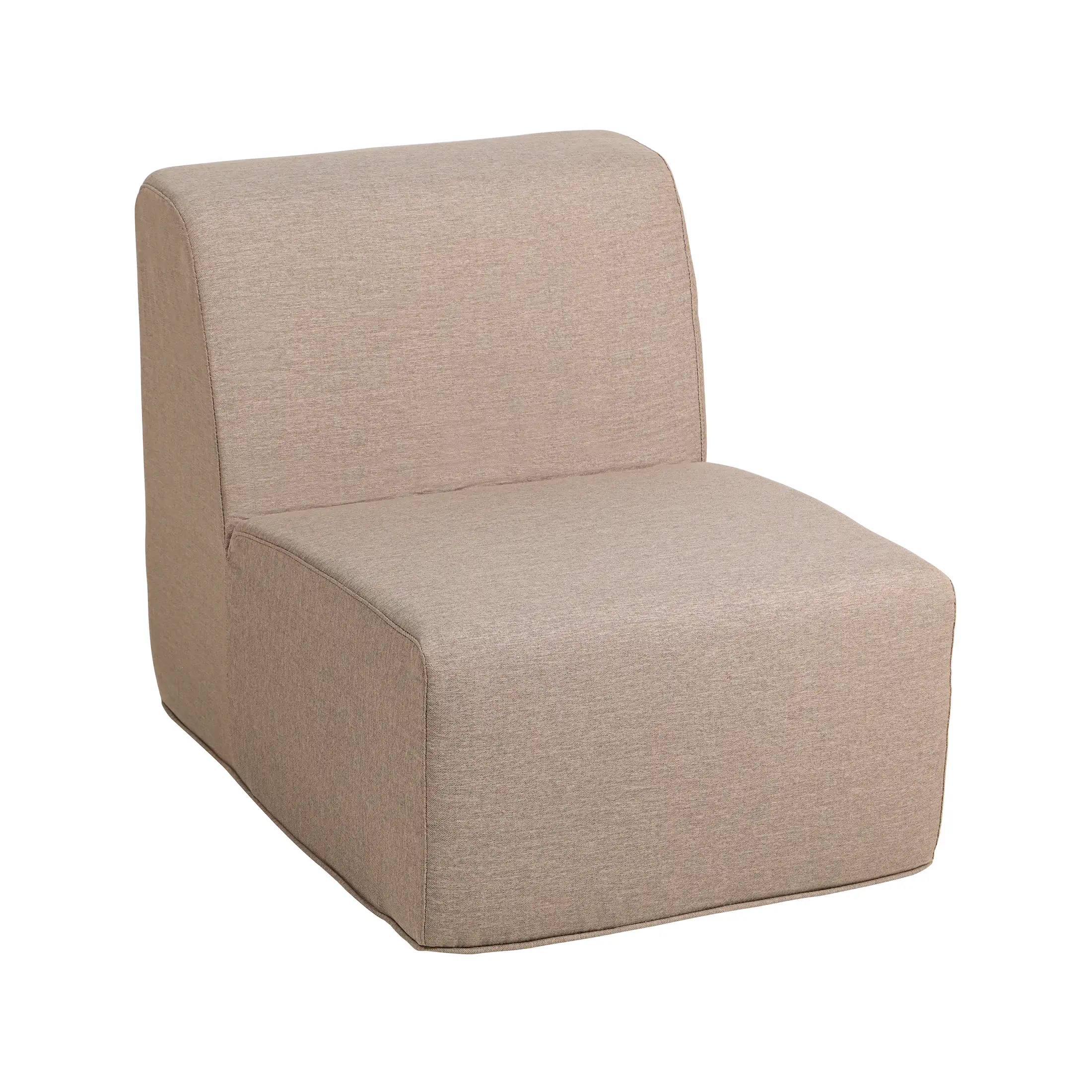 Deko Living 4 PieceSeating Brown Compressed Foam Sectional Sofa and Ottoman Set (CIF50117) - Image 5
