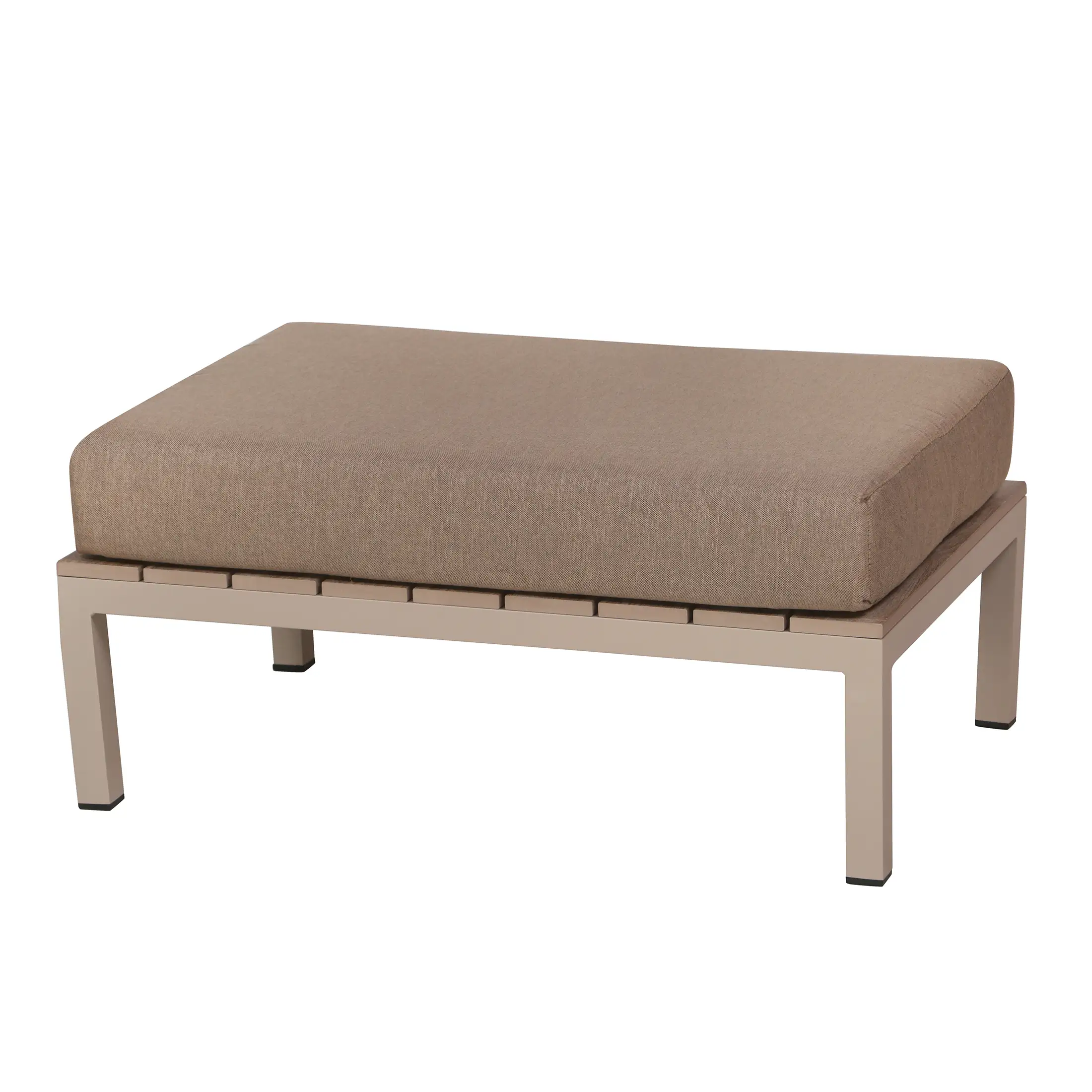 Deko Living 4 PieceSeating Brown Compressed Foam Sectional Sofa and Ottoman Set (CIF50117) - Image 7