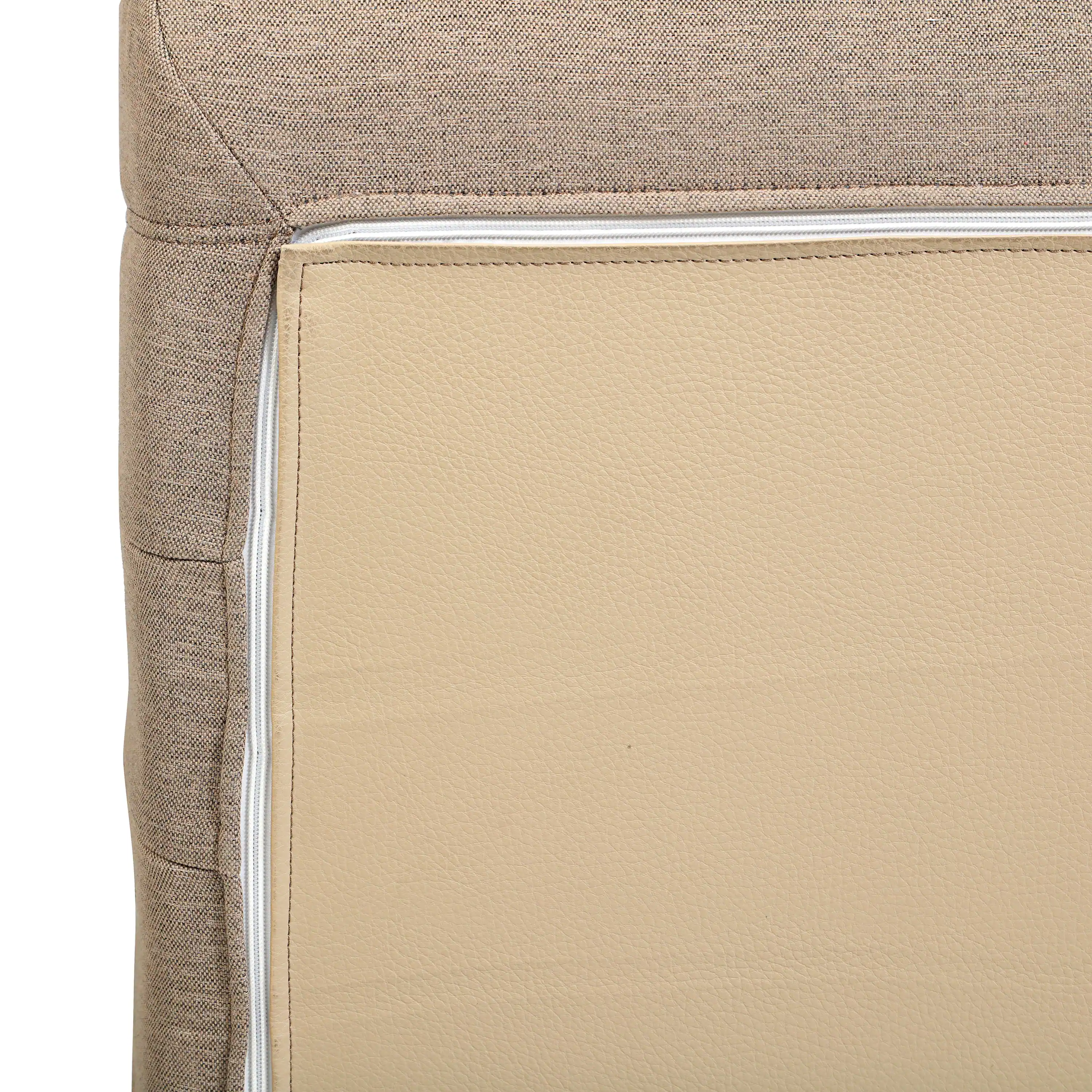 Deko Living 4 Piece Seating Brown Outdoor Compressed Foam Sectional Sofas and Ottoman Set (COP30117) - Image 14