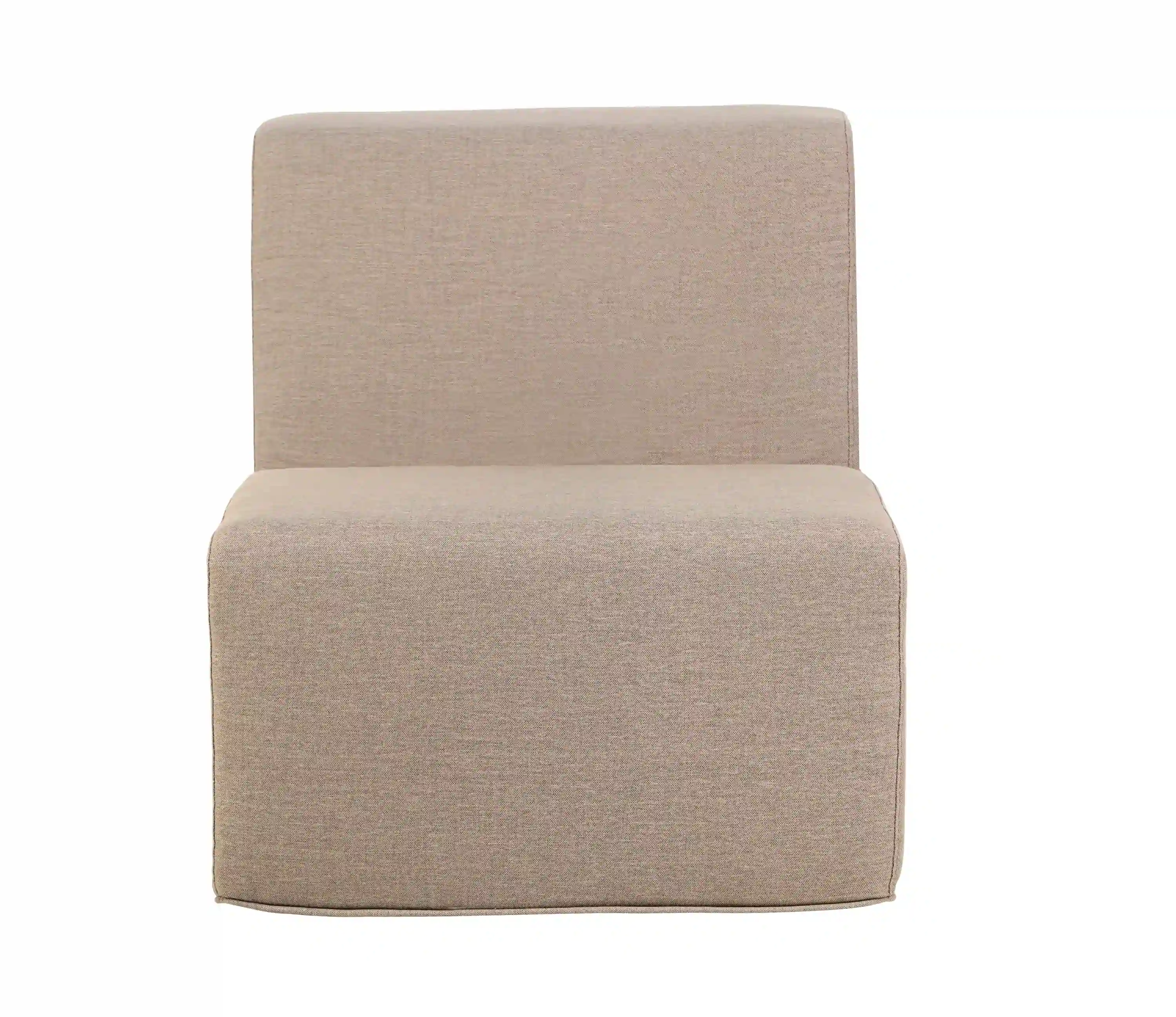 Deko Living 4 Piece Seating Brown Outdoor Compressed Foam Sectional Sofas and Ottoman Set (COP30117) - Image 6