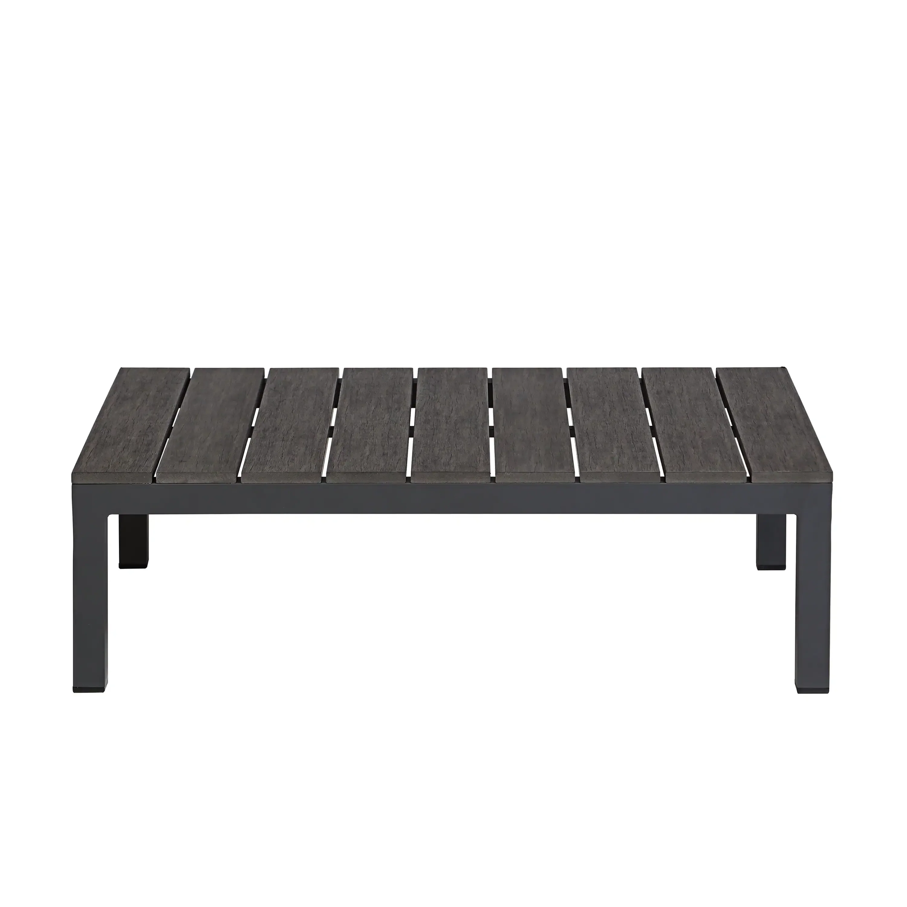 Deko Living 4 Piece Seating Gray Outdoor Compressed Foam Sectional Sofas and Ottoman Set (COP30017) - Image 6