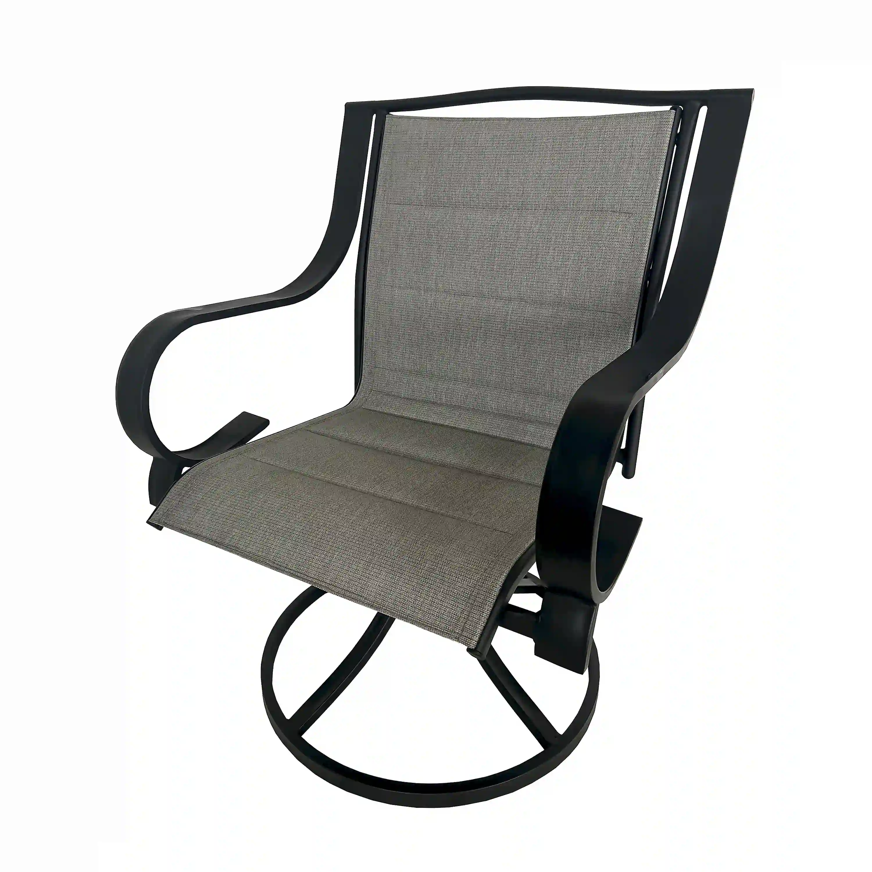 Deko Living 4 Piece Seating Outdoor Patio Dining Table and Swivel Chairs Set (COP30705) - Image 4