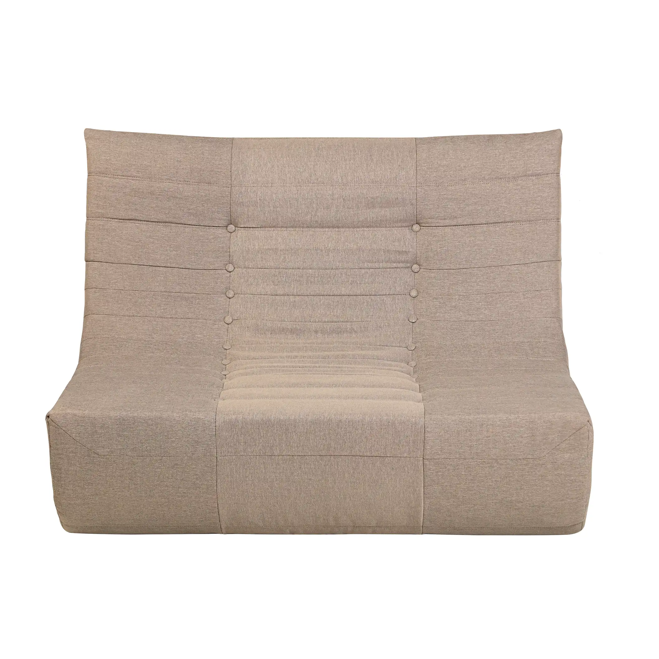 Deko Living 5 Piece Brown Compressed Foam Loveseat Sofa Chairs and Table Set (CIF50119) - Image 3