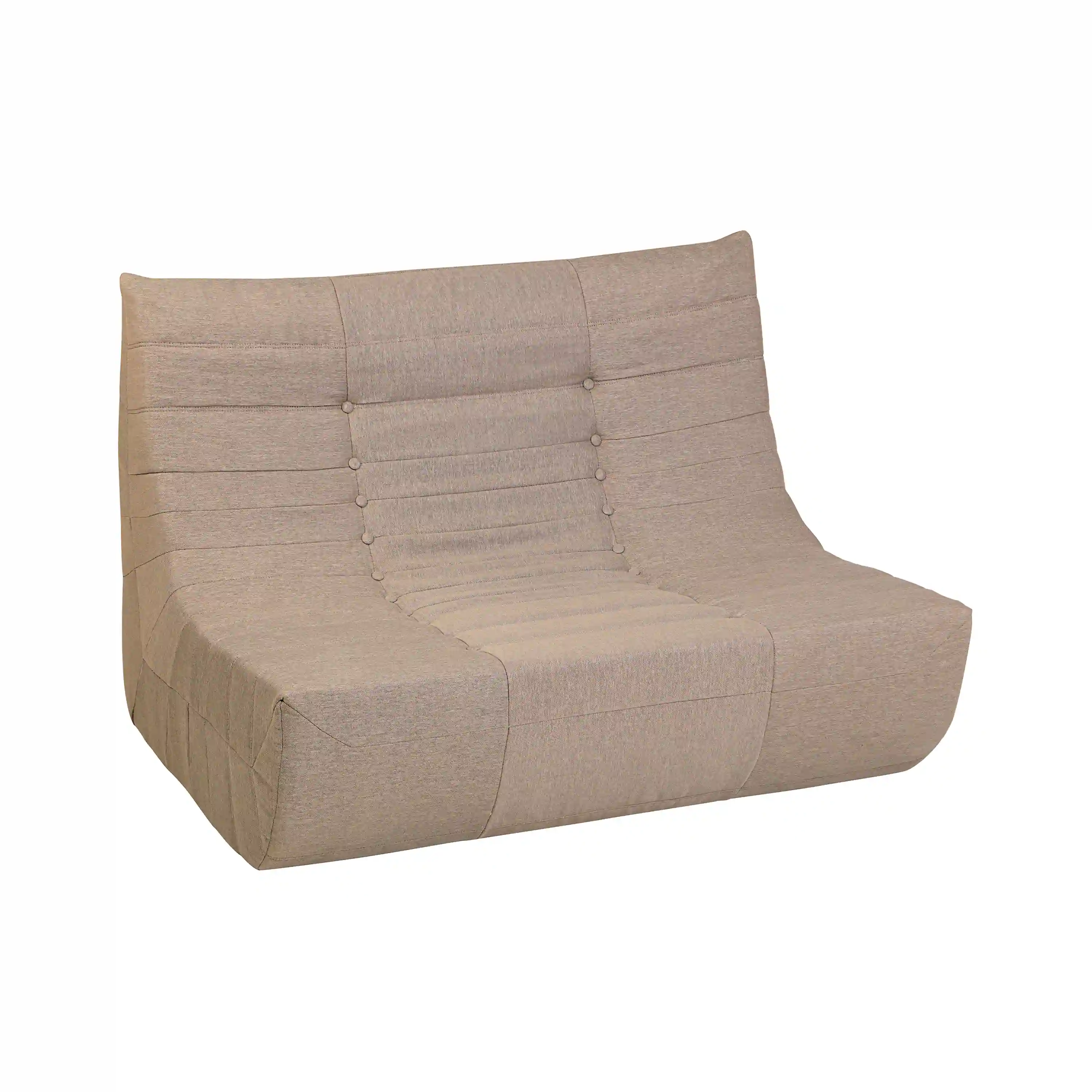 Deko Living 5 Piece Brown Outdoor Compressed Foam Loveseat Sofa Chairs and Table Set (COP30119) - Image 10