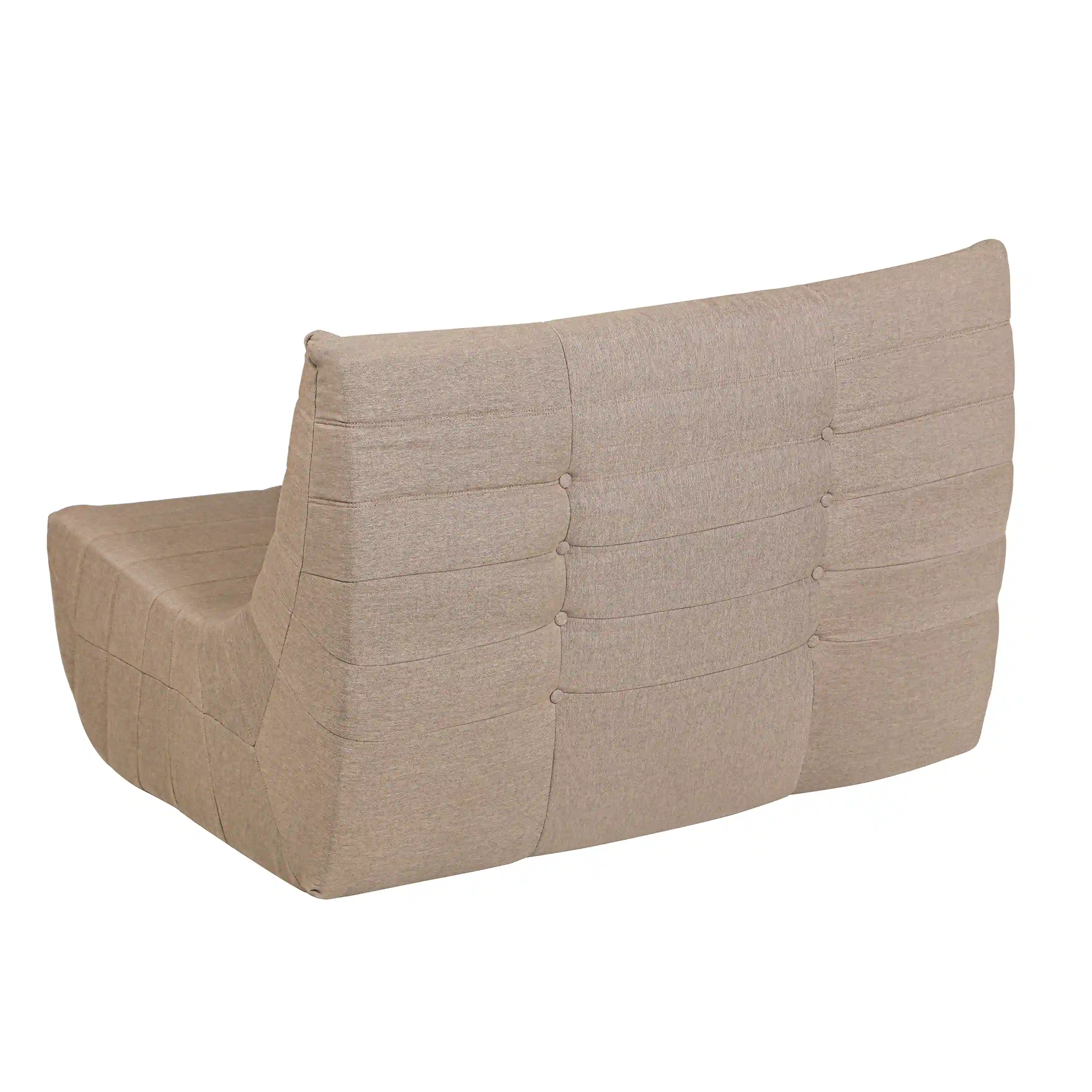 Deko Living 5 Piece Brown Outdoor Compressed Foam Loveseat Sofa Chairs and Table Set (COP30119) - Image 6