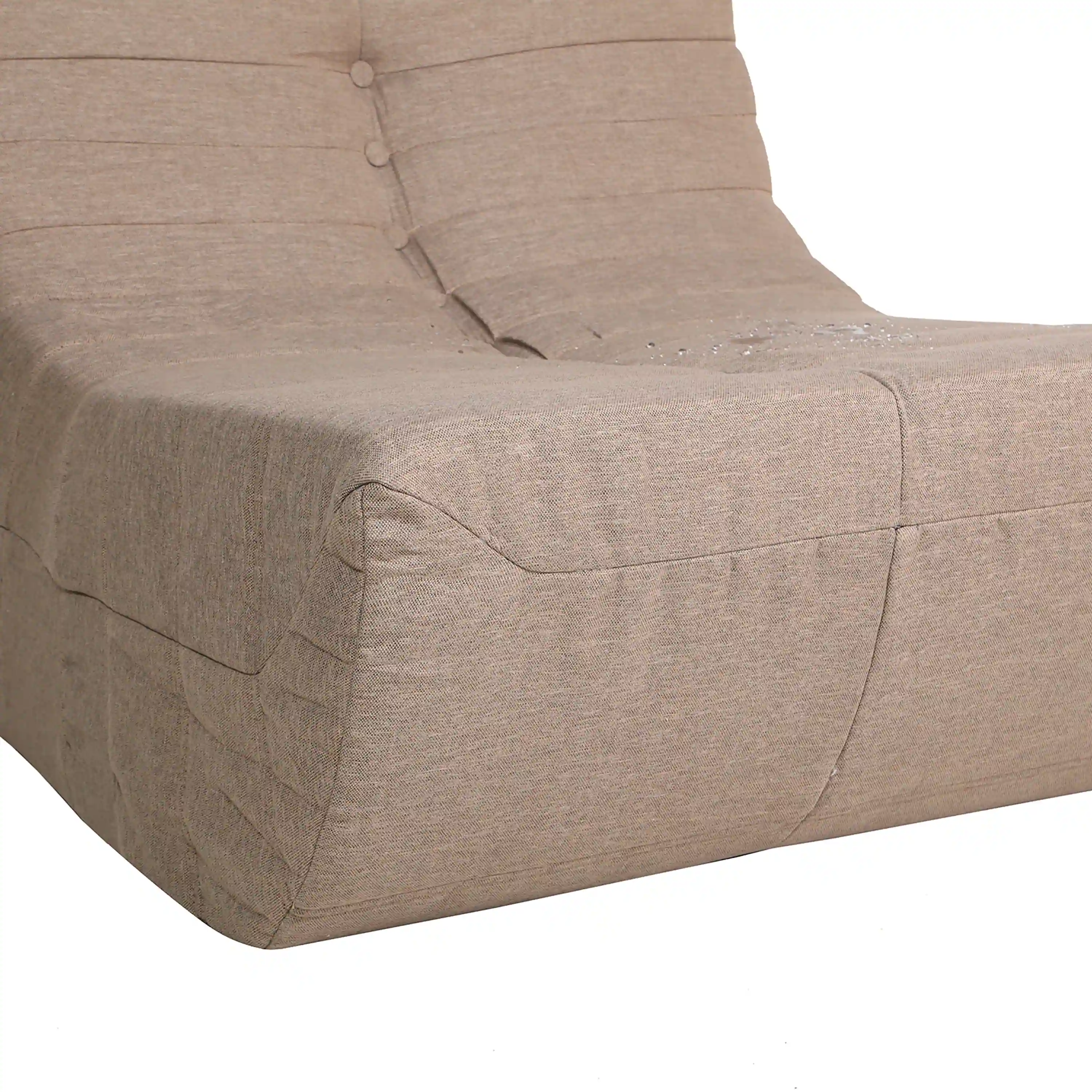 Deko Living 5 Piece Brown Outdoor Compressed Foam Loveseat Sofa Chairs and Table Set (COP30119) - Image 9