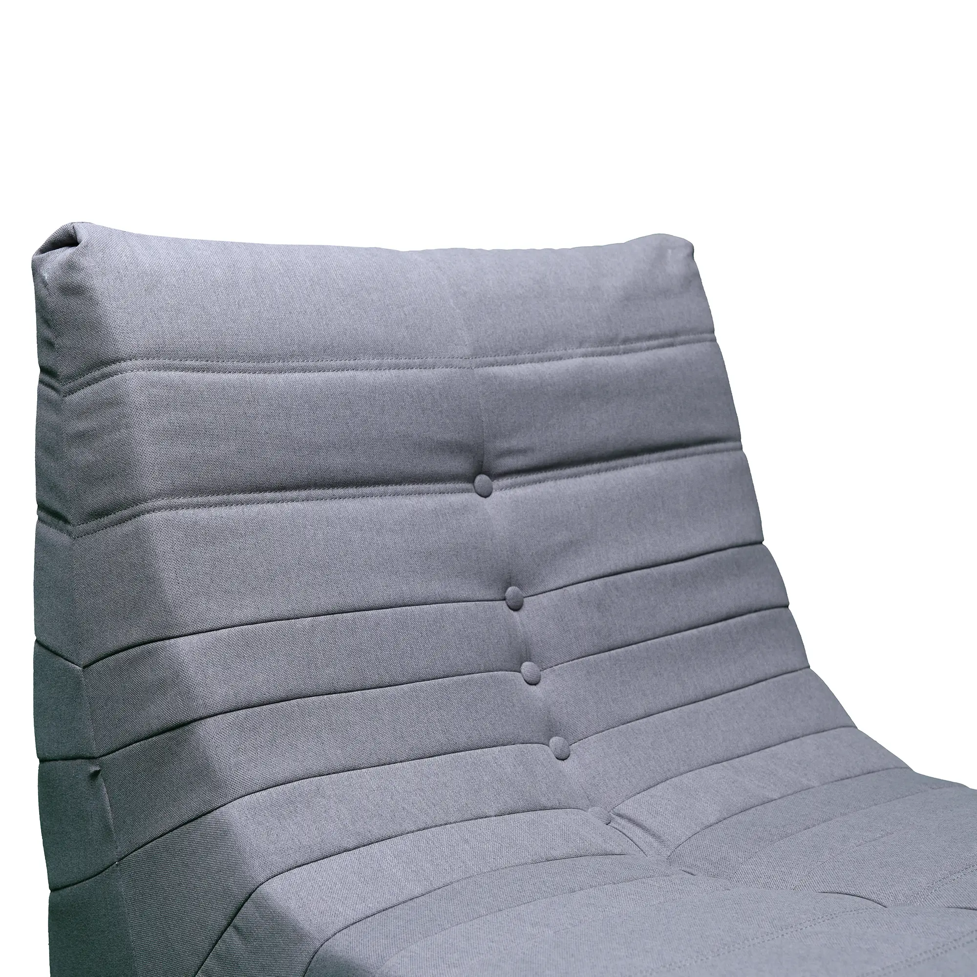 Deko Living 5 Piece Gray Compressed Foam Loveseat Sofa Chairs and Table Set (CIF50019) - Image 8