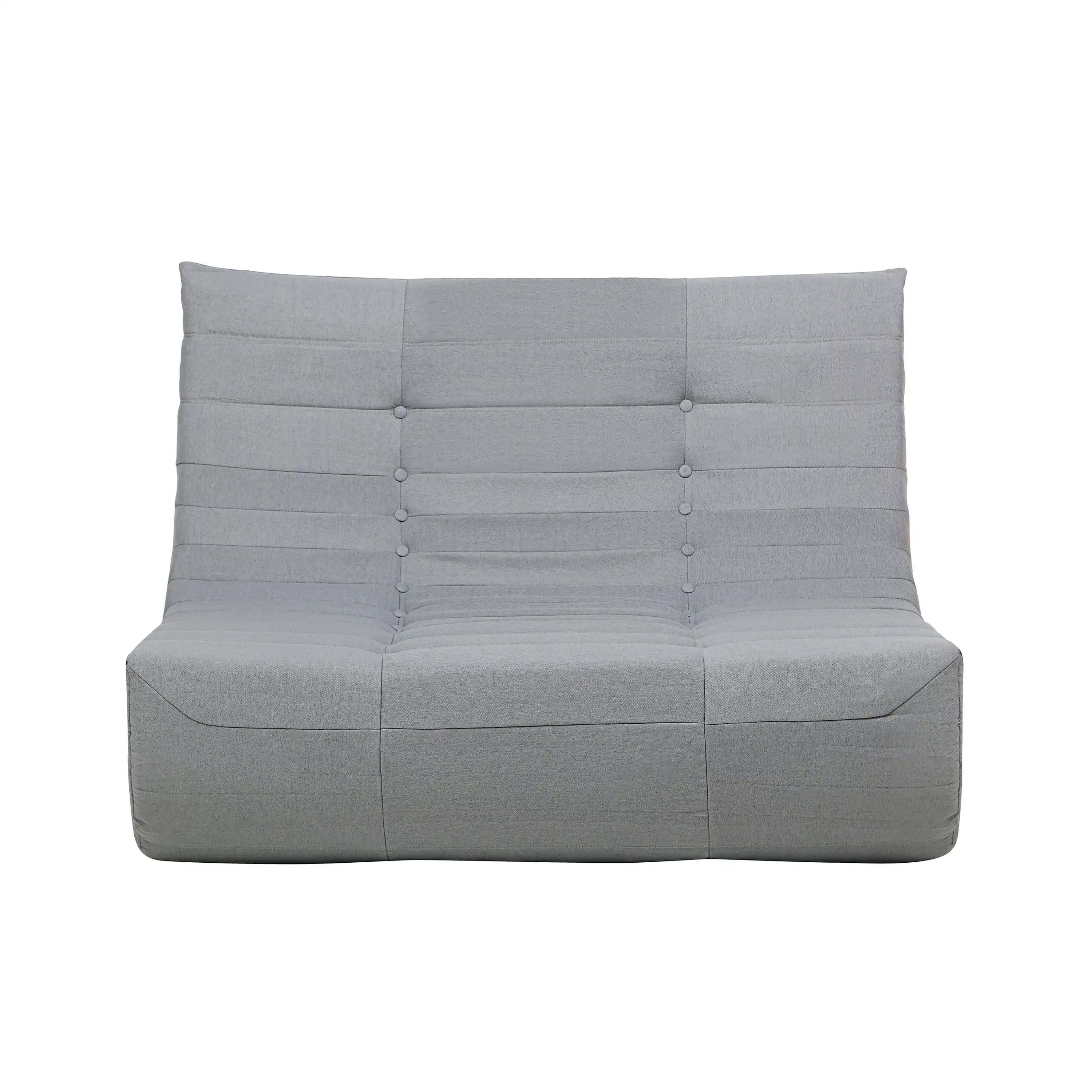 Deko Living 5 Piece Gray Outdoor Compressed Foam Loveseat Sofa Chairs and Table Set (COP30019) - Image 6
