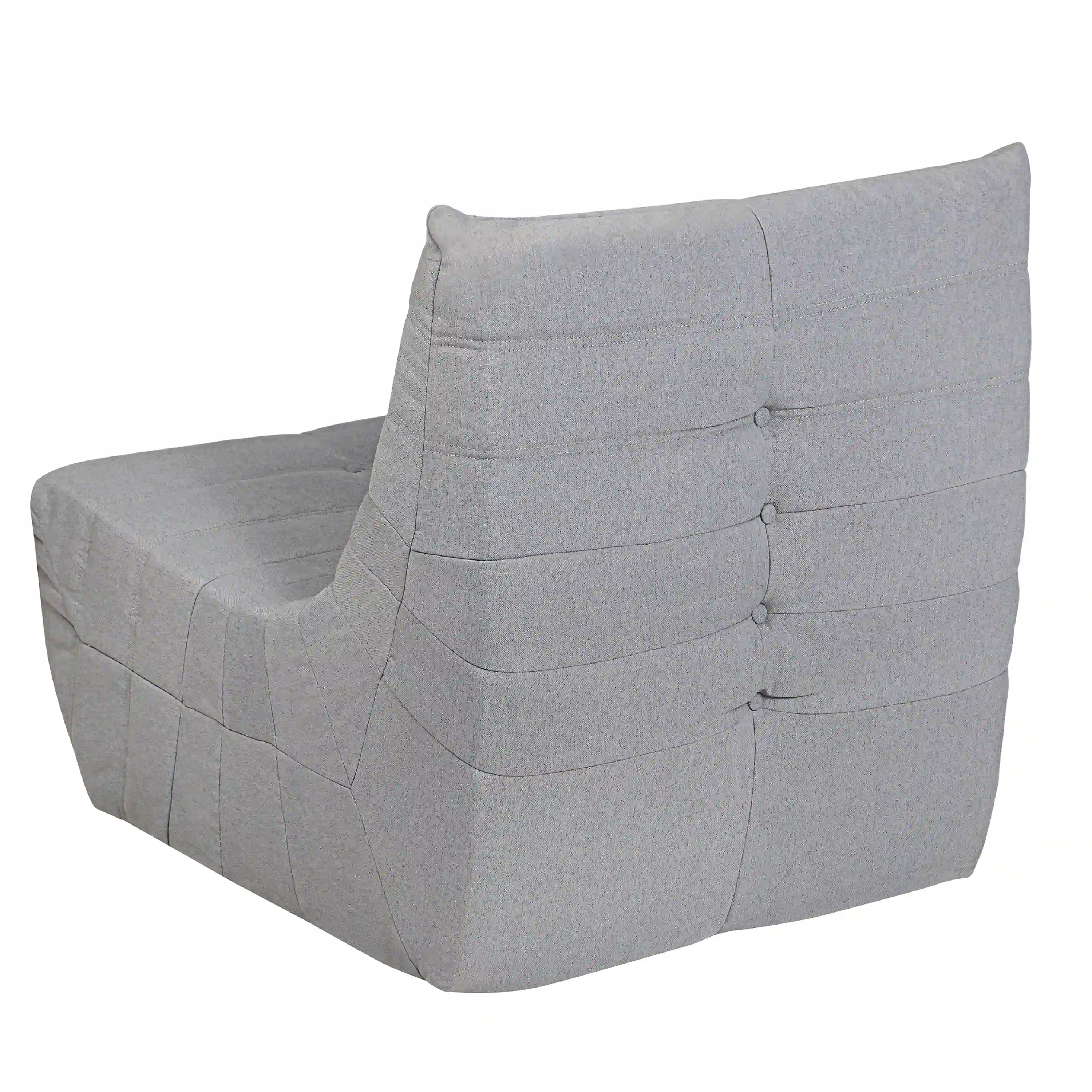 Deko Living 5 Piece Gray Outdoor Compressed Foam Loveseat Sofa Chairs and Table Set (COP30019) - Image 9