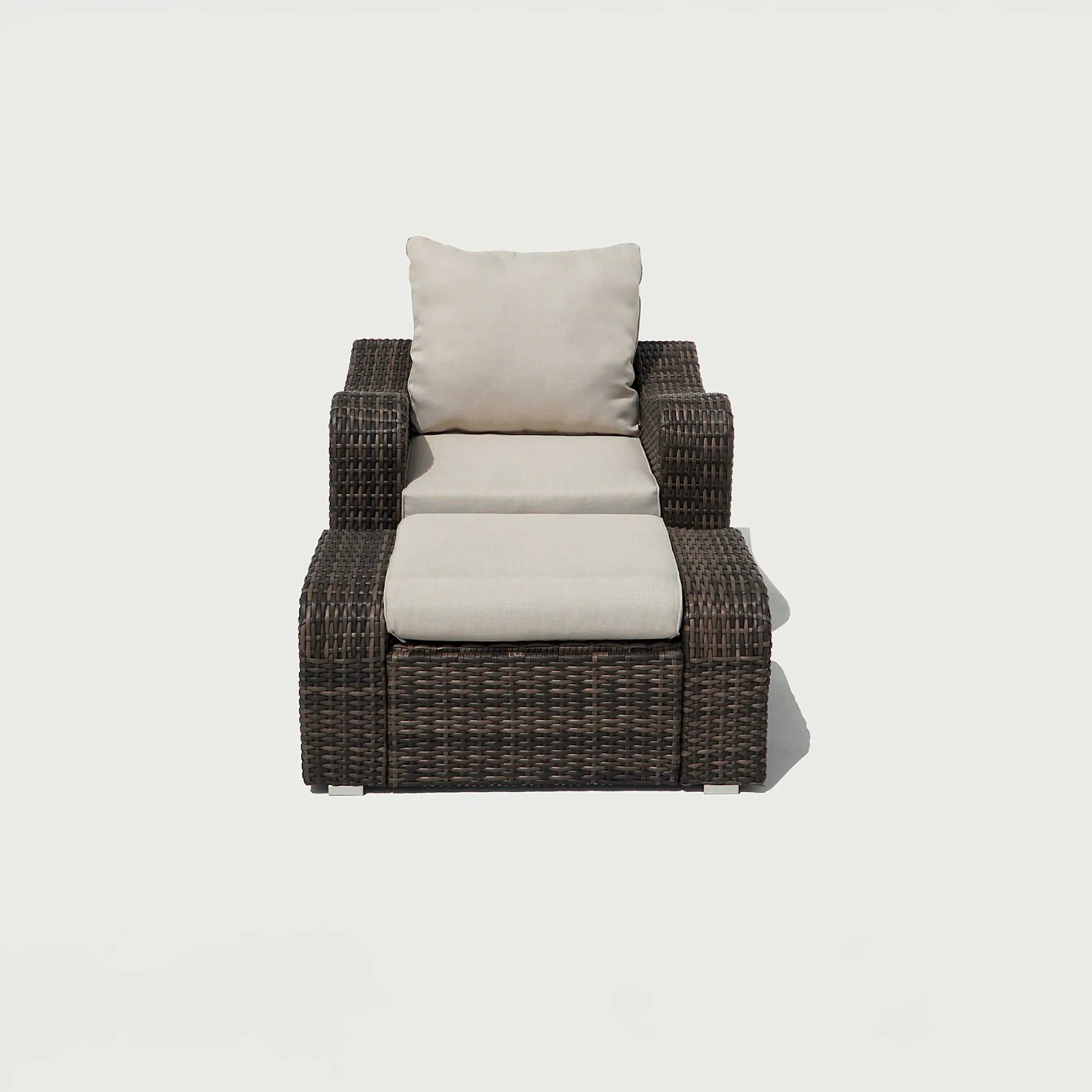 Deko Living 5 Piece Seating Brown Outdoor Wicker Sofa and Sofa Chair Set with Table (COP30012) - Image 8